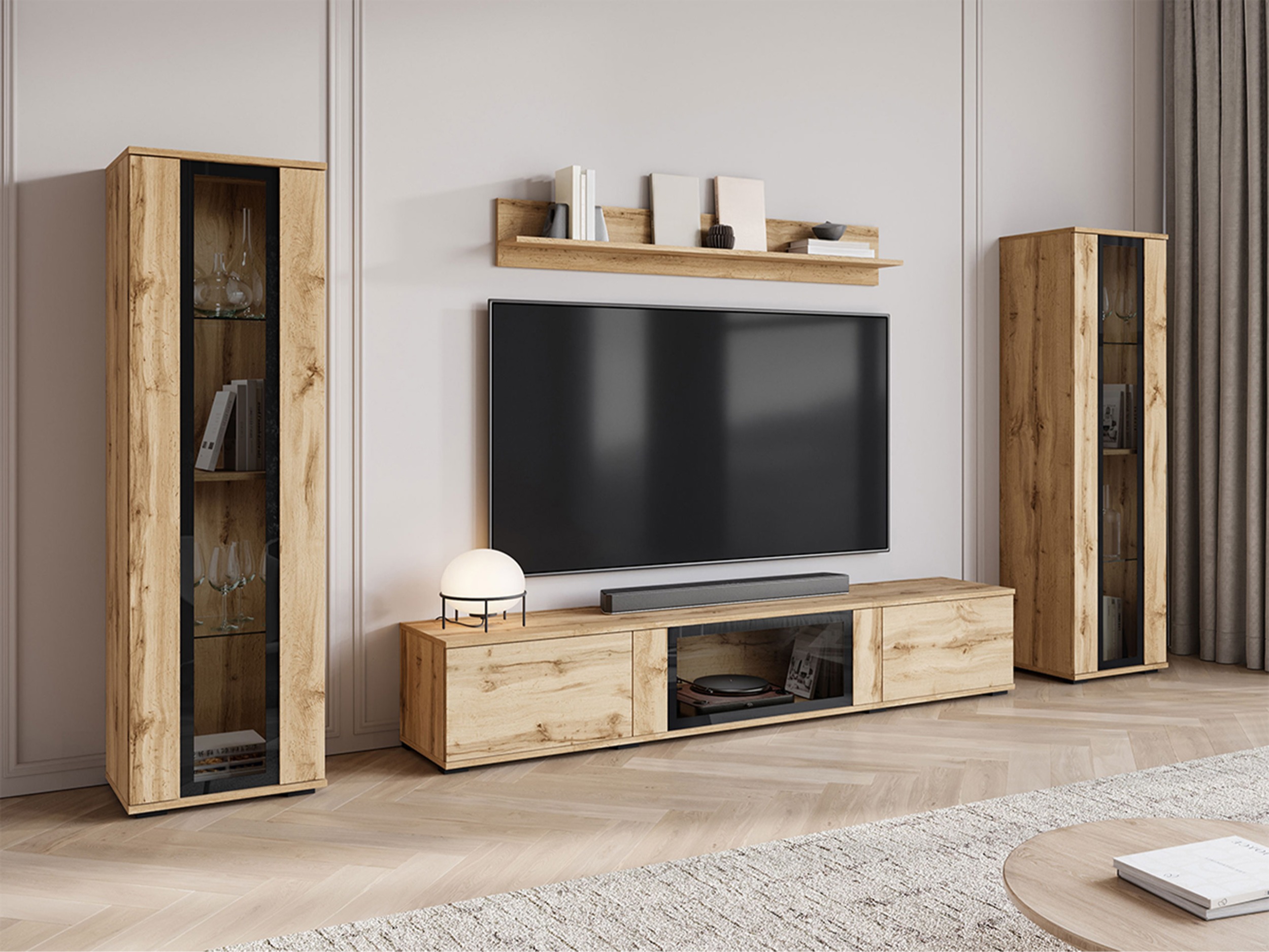 Svetainės komplektas Torcame 103 (Votan ąžuolas)