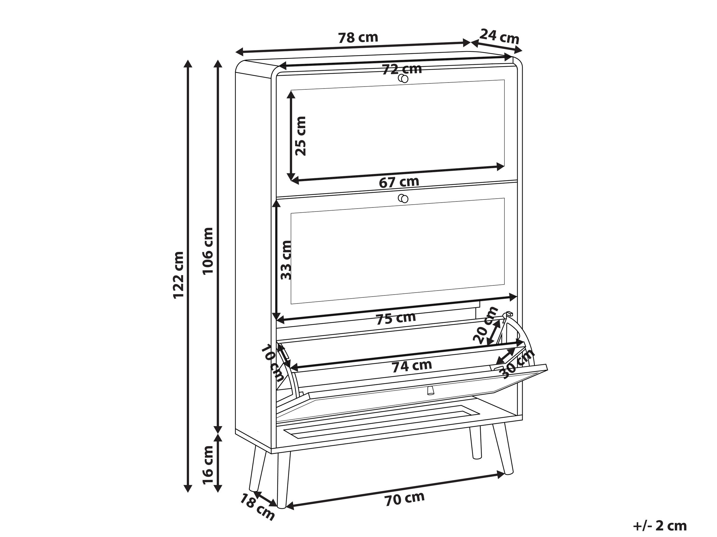 Batų dėžė Berwyn 2972