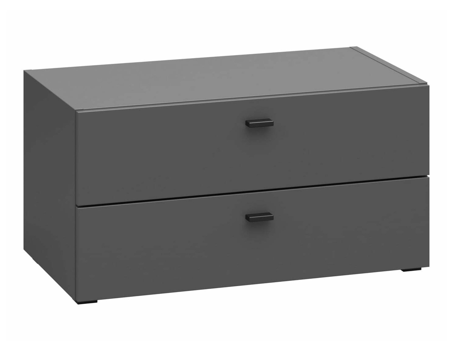 Svetainės komplektas Merciru 111 (Grafitas + Balta)