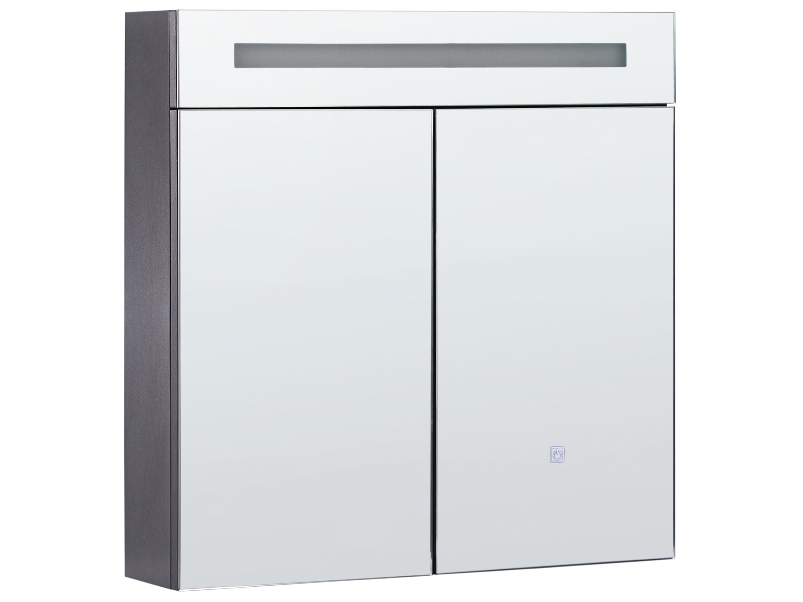 Vonios spintelė su veidrodžiu Berwyn 2154 (Juoda)