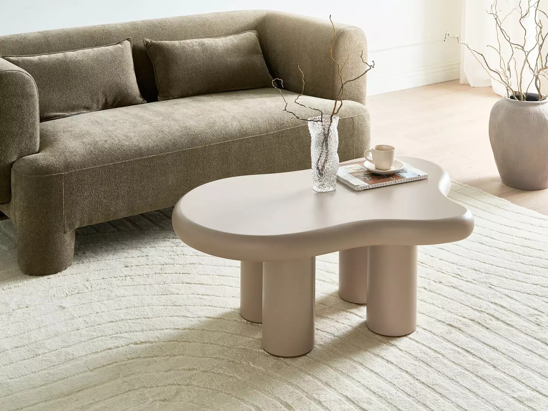 Žurnalinis staliukas Berwyn 2949 (Balta)