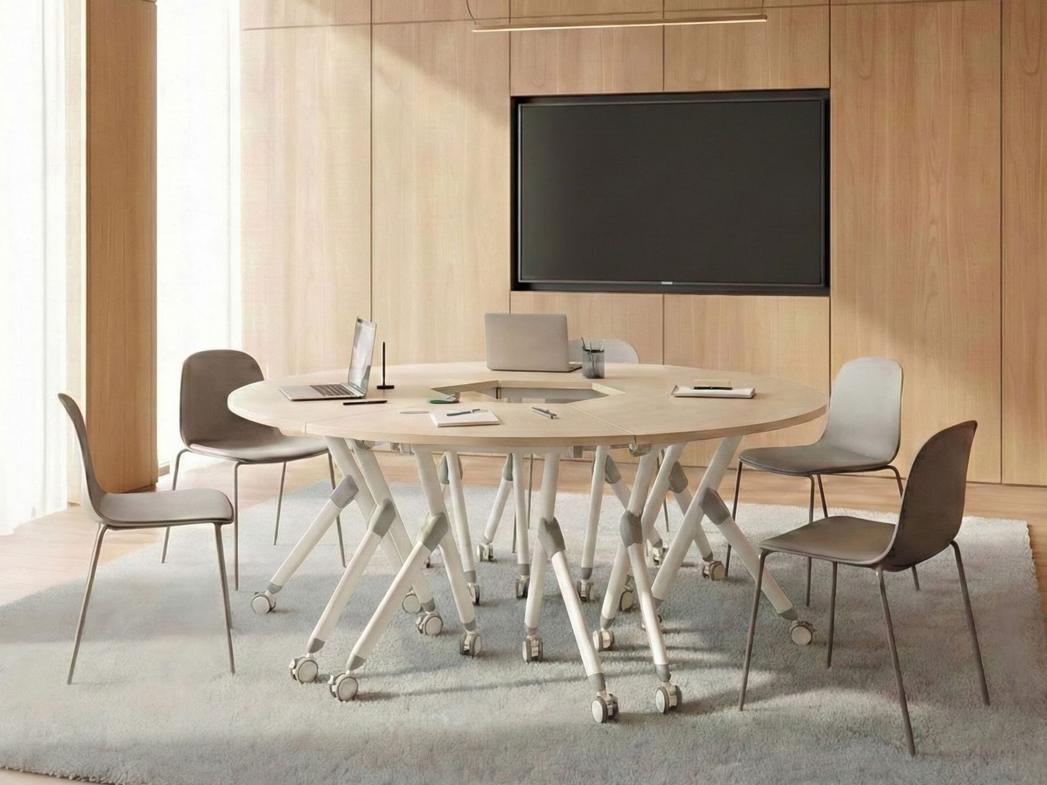 Darbo stalas Berwyn 2993 (Šviesi ruda)