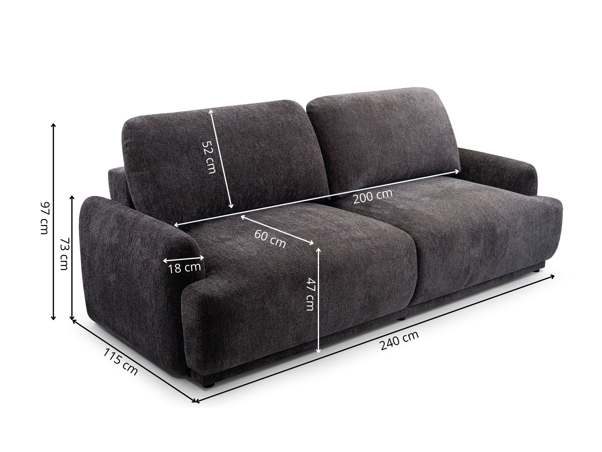 Sofa lova Lufkin 113 (Bello 15)