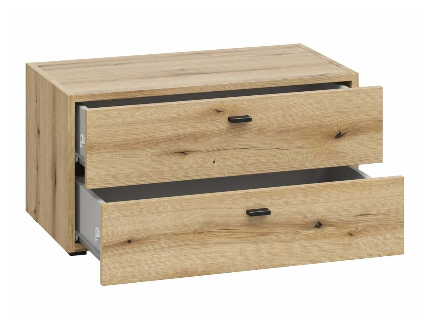 Svetainės komplektas Merciru 114 (Balta + Ąžuolas)