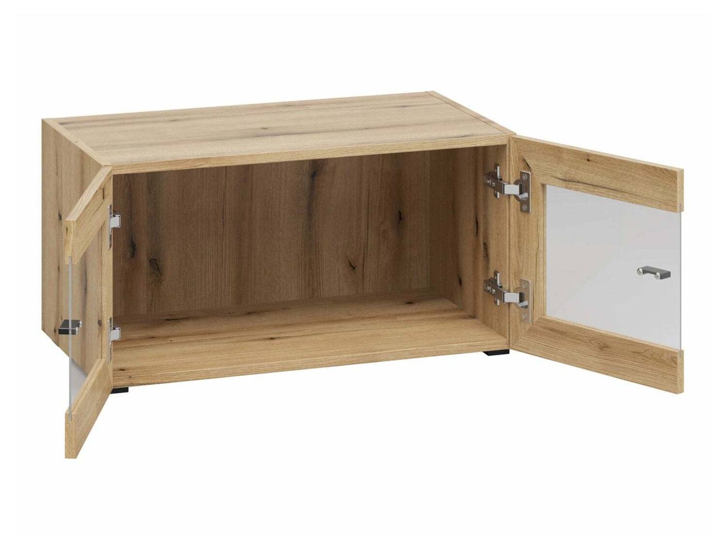 Svetainės komplektas Merciru 115 (Balta + Ąžuolas)