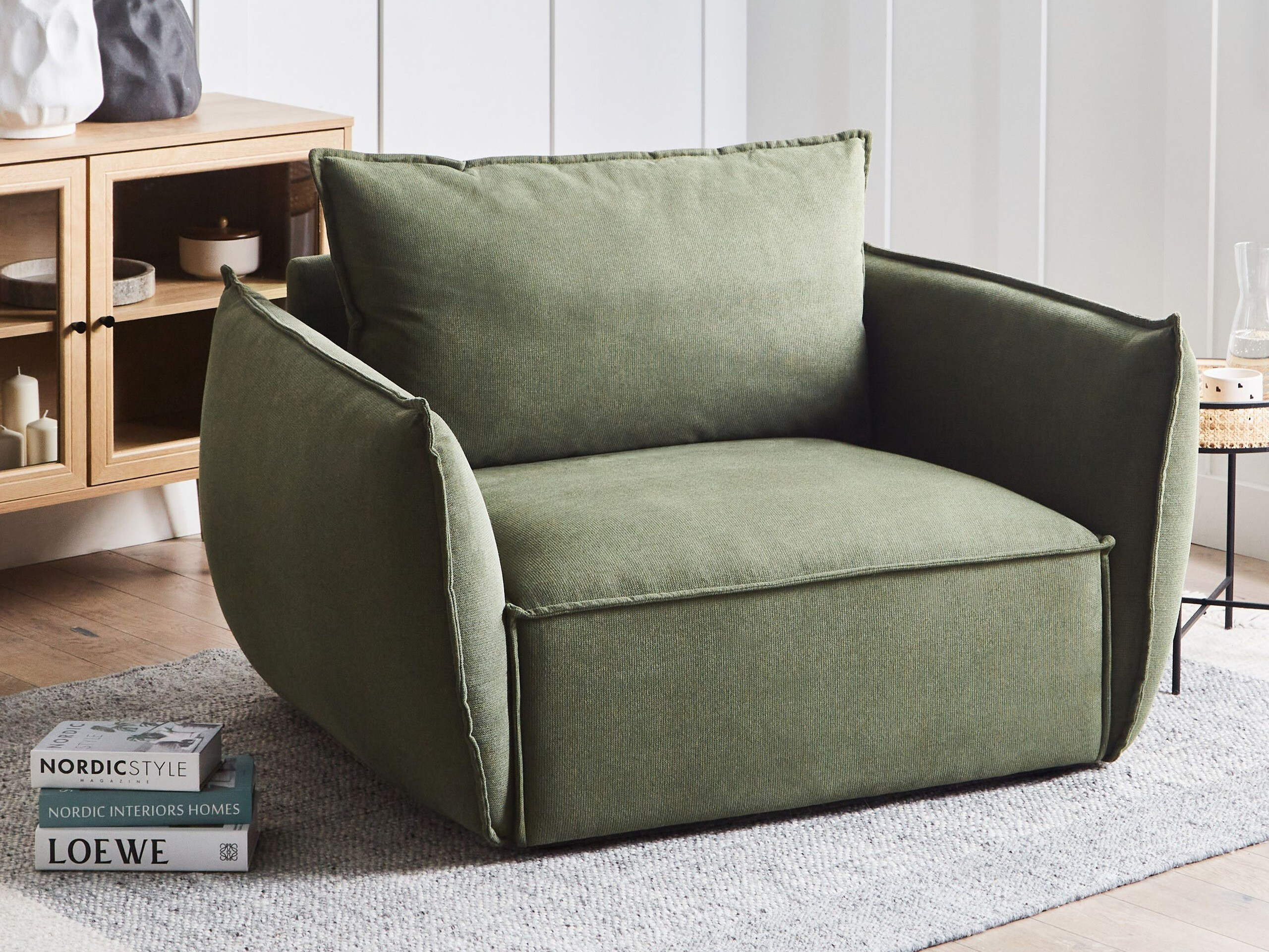 Fotelis Berwyn 2704 (Tamsi žalia)