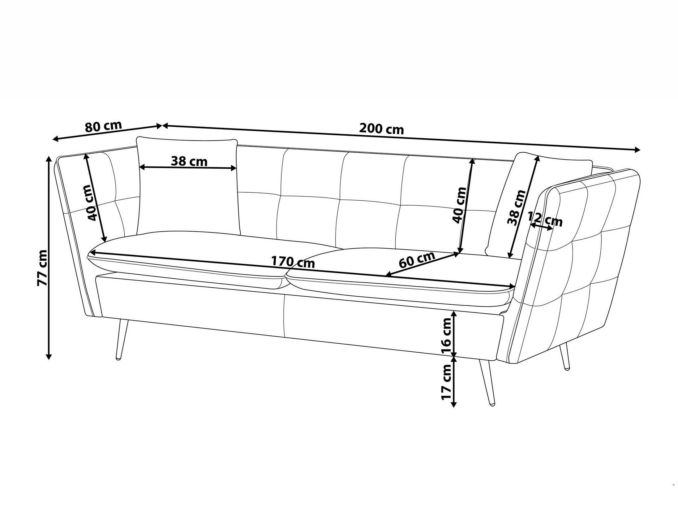 Sofa Berwyn 1245 (Balta)