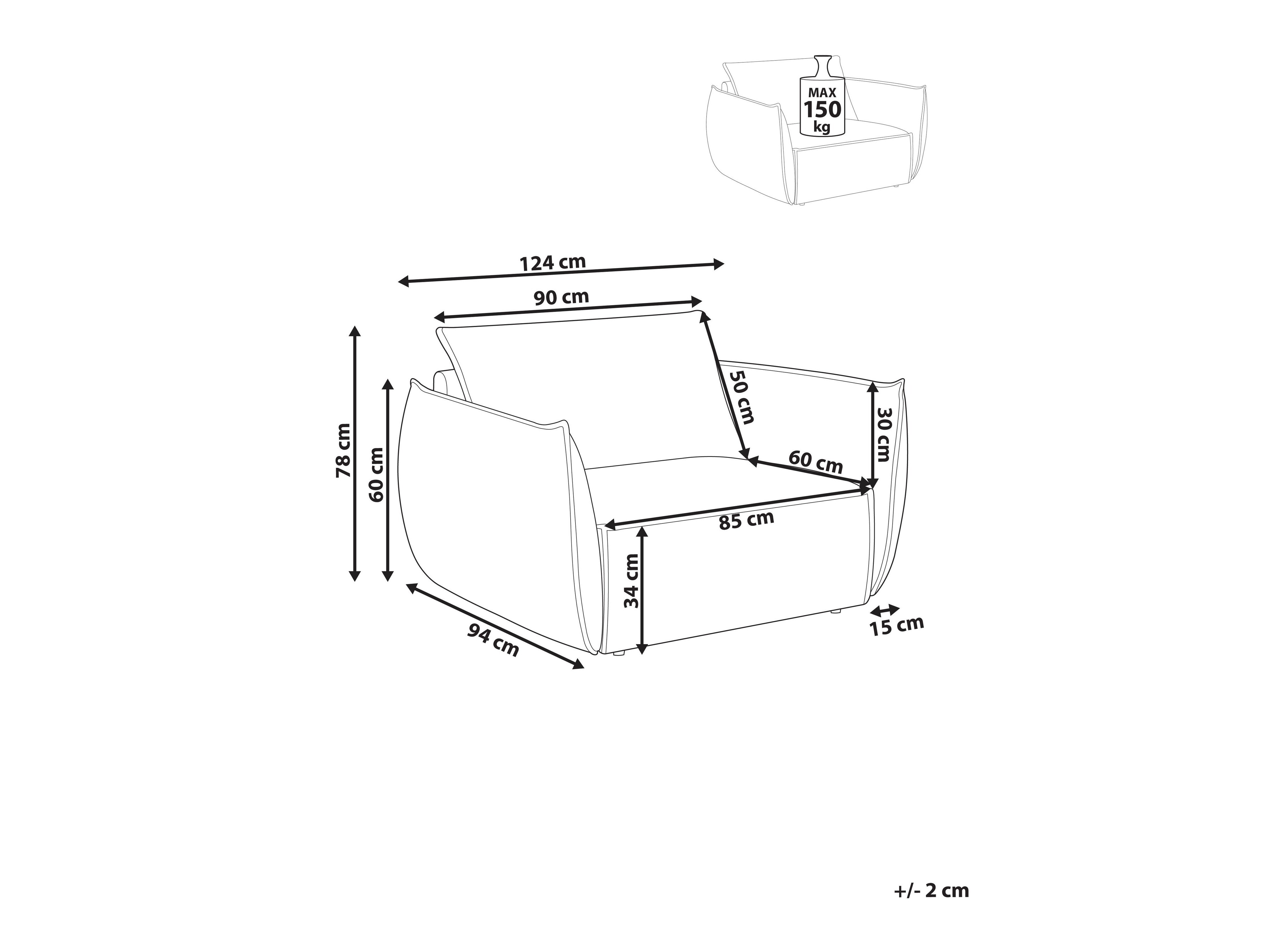 Fotelis Berwyn 2704 (Šviesi žalia)