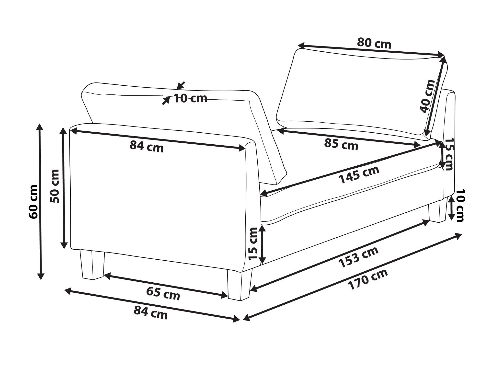 Kušetė Berwyn 3003 (Taupe)