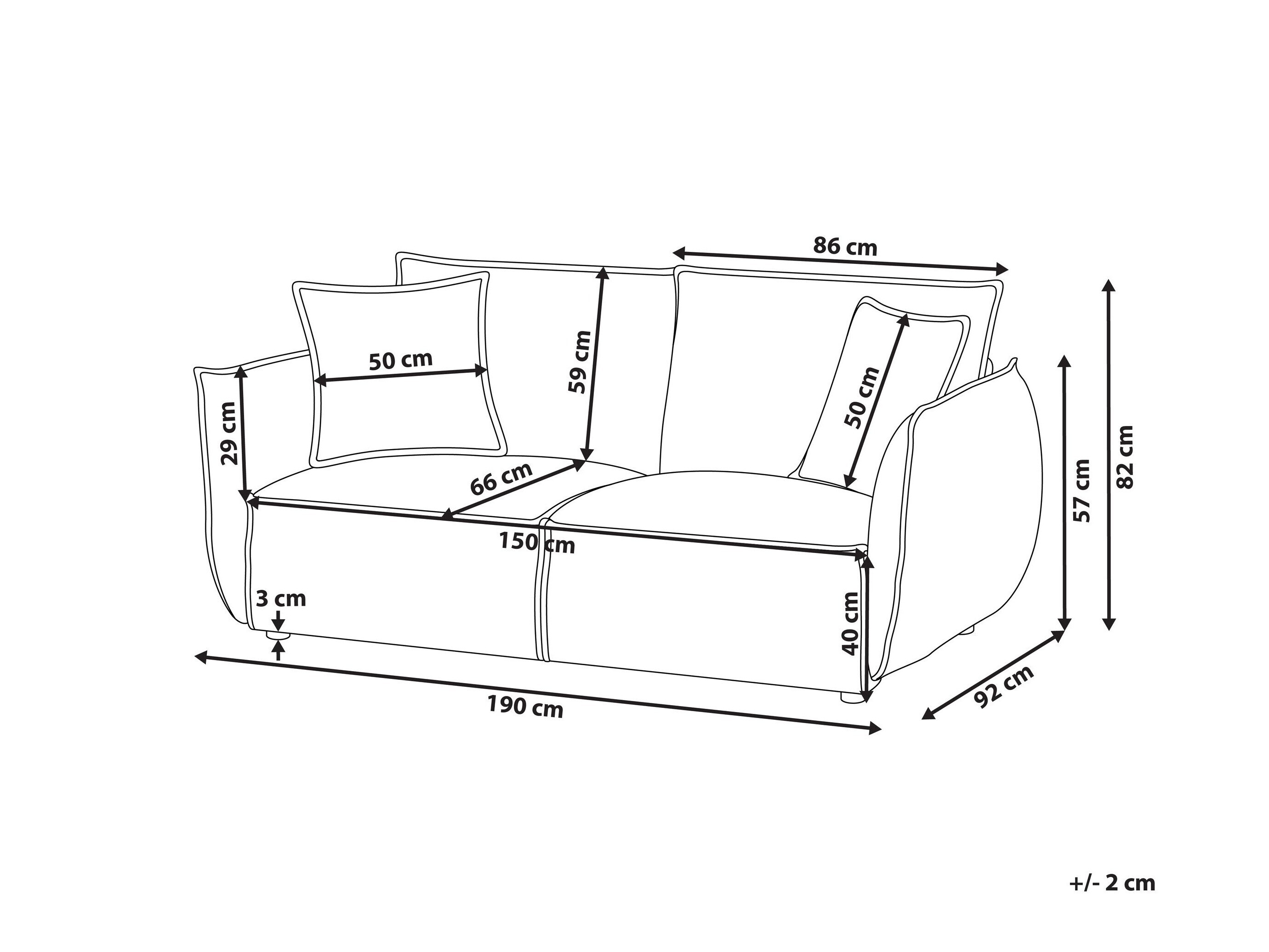 Sofa Berwyn 3017 (Šviesi žalia)