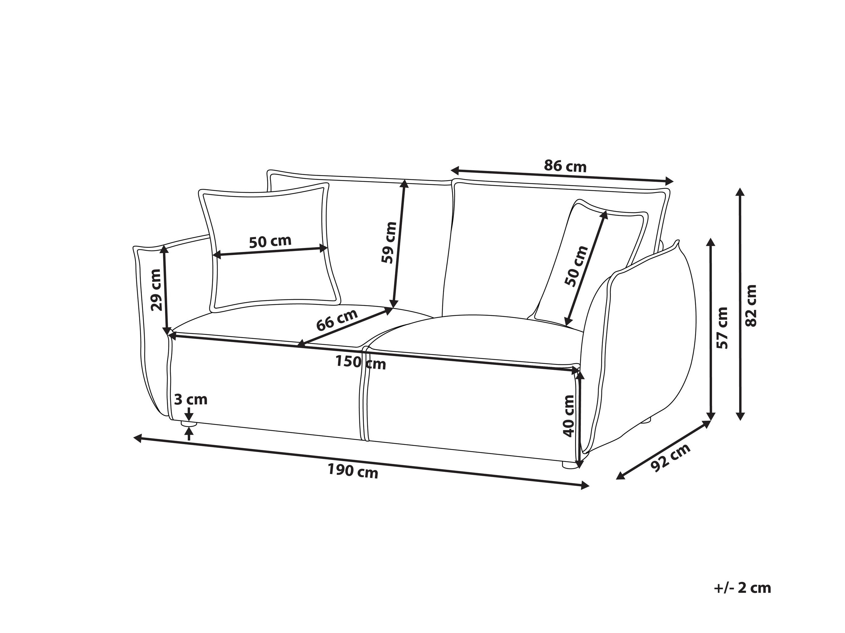 Sofa Berwyn 3017 (Tamsi mėlyna)