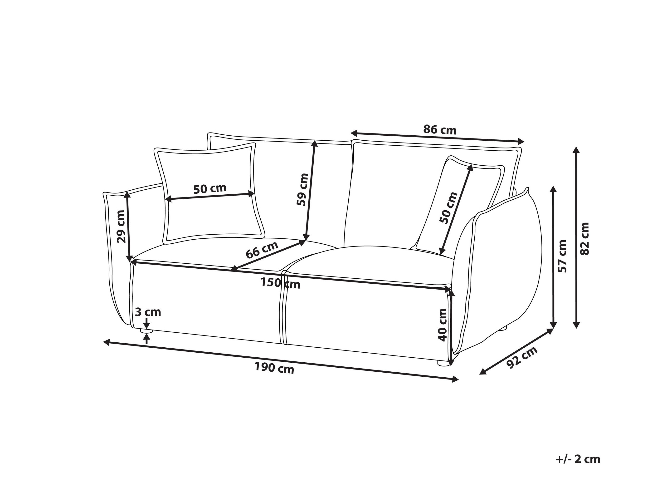 Sofa Berwyn 3017 (Taupe)