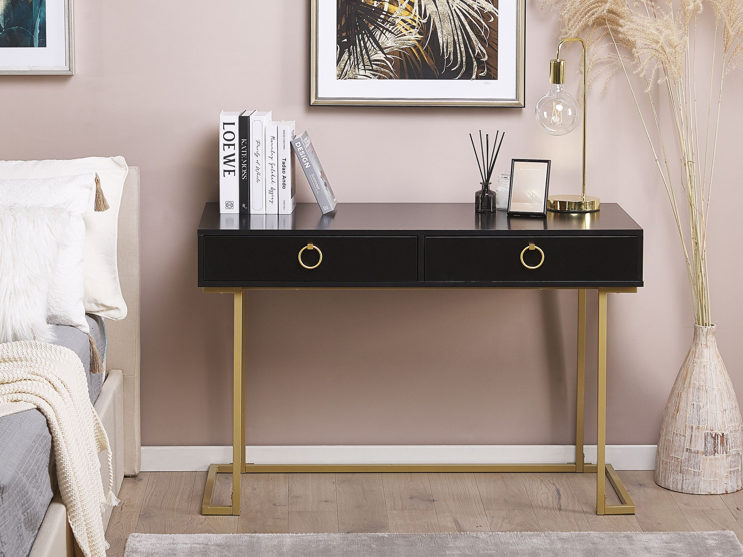 Konsolė Berwyn 3020 (Juoda + Auksinė)