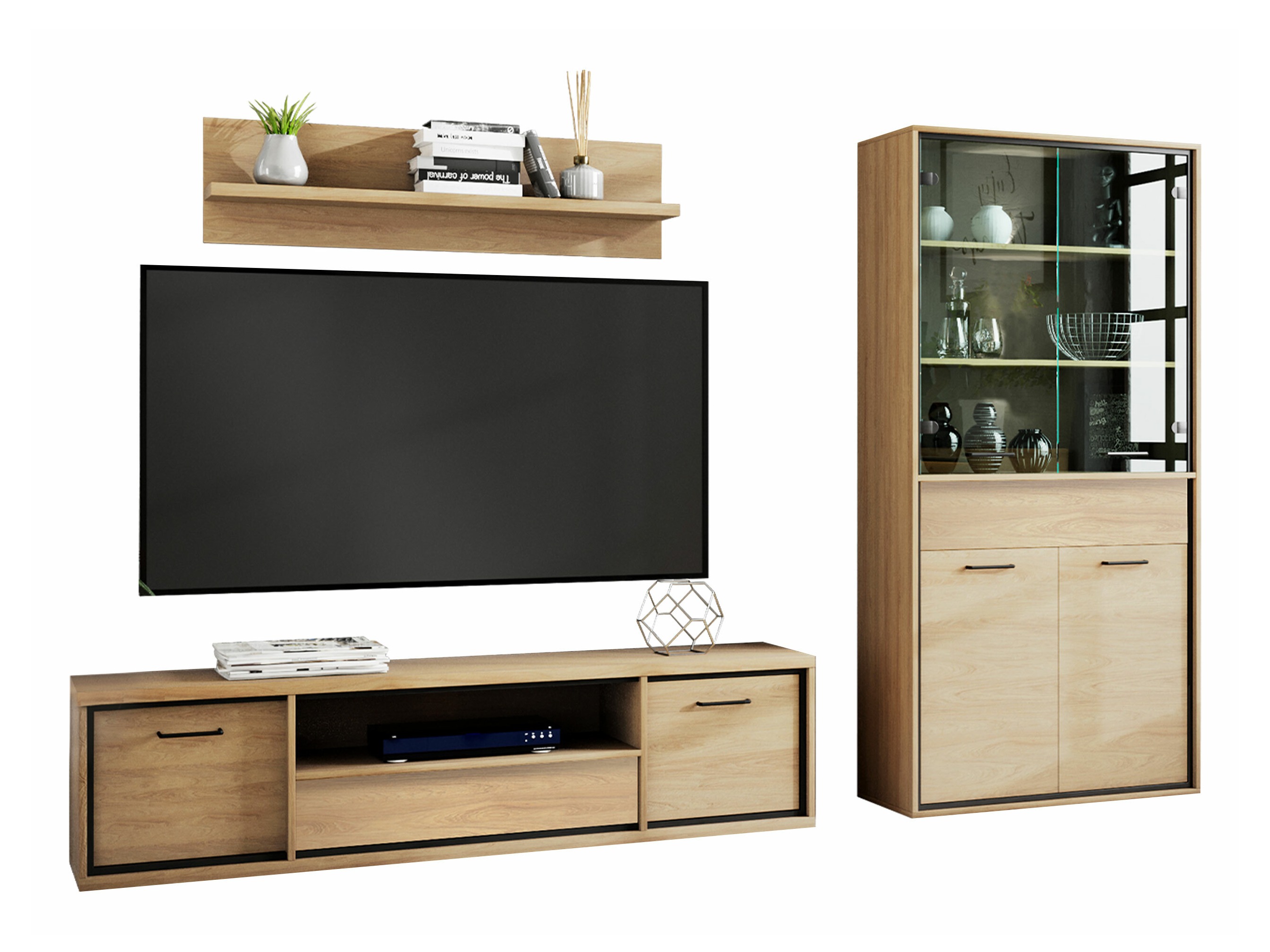 Svetainės komplektas Etrmoni 119 (Šviesus medis)