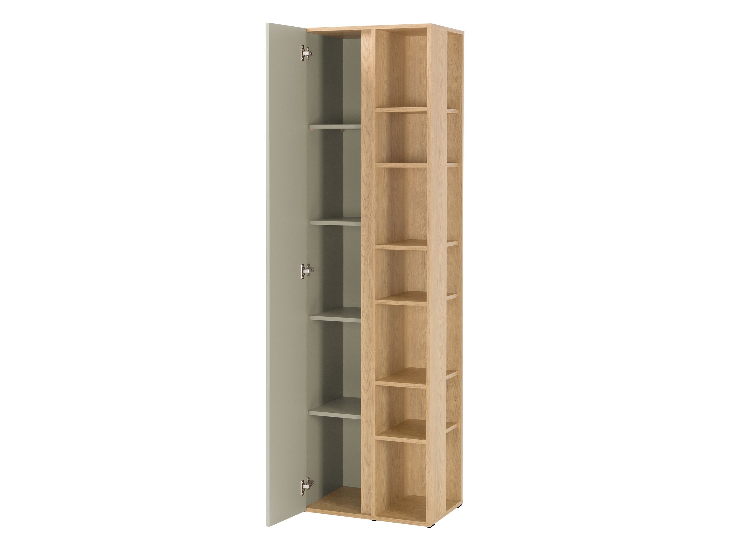 Baldų komplektas Fiosono 114 (Smėlinė + Šviesus ąžuolas)