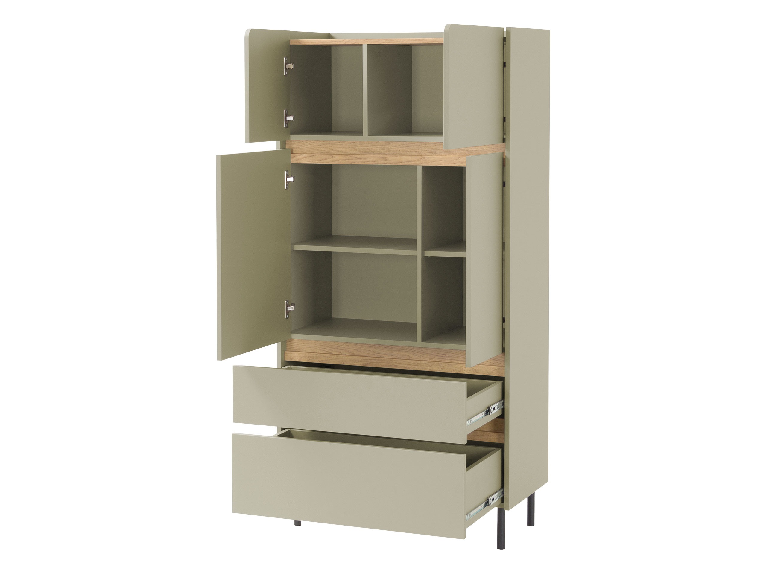 Miegamojo komplektas Fiosono 113 (Eukaliptas + Ąžuolas)