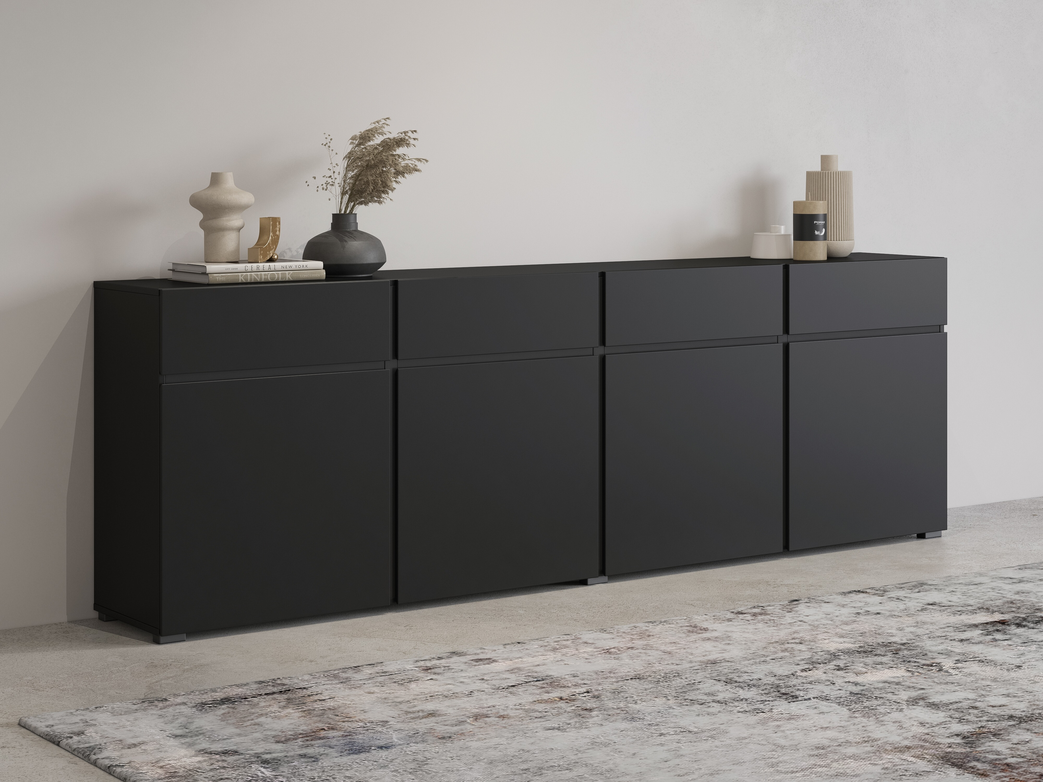 Komoda Alfere 100 (Juoda)