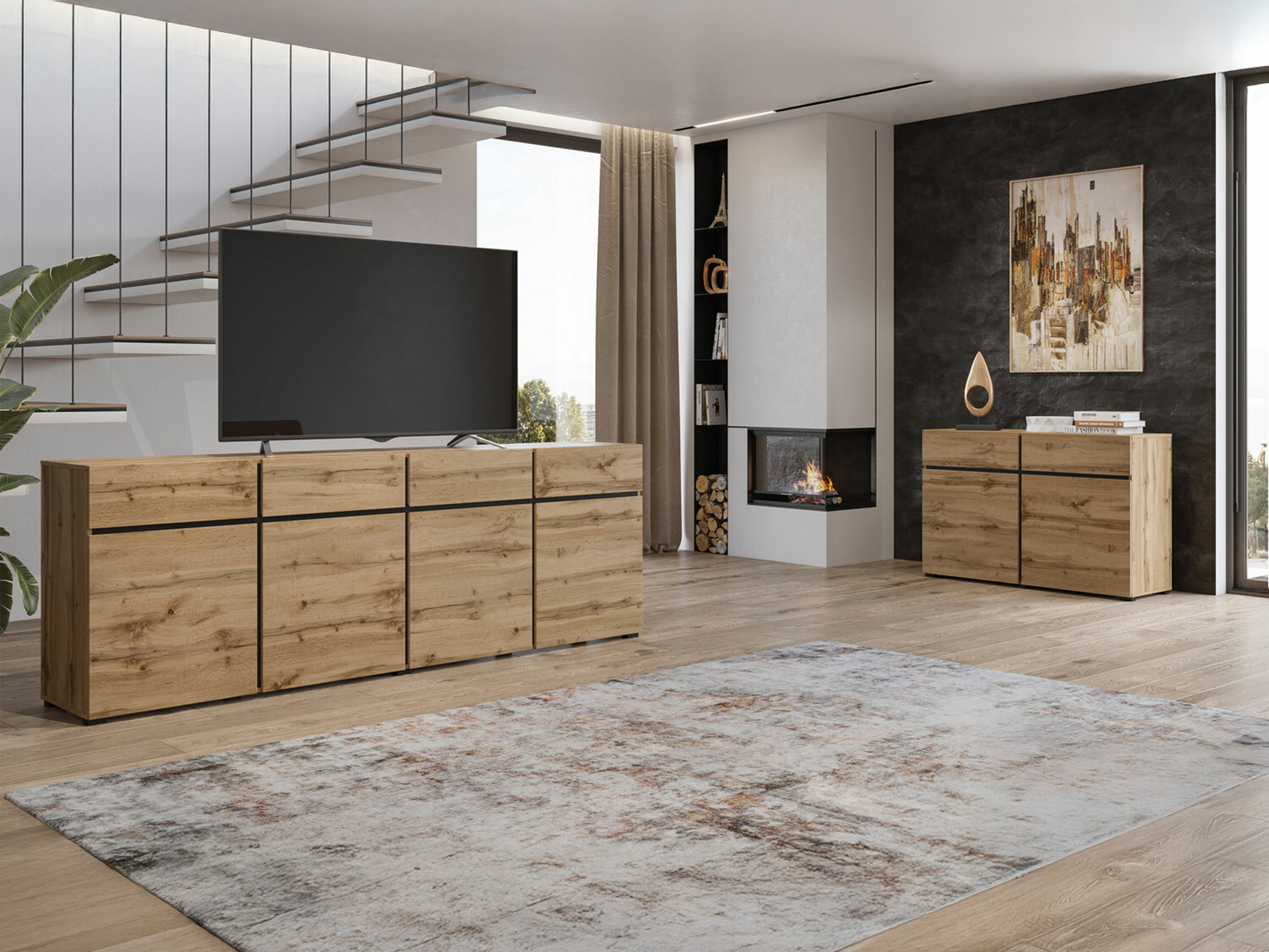 Komoda Alfere 100 (Votan ąžuolas)