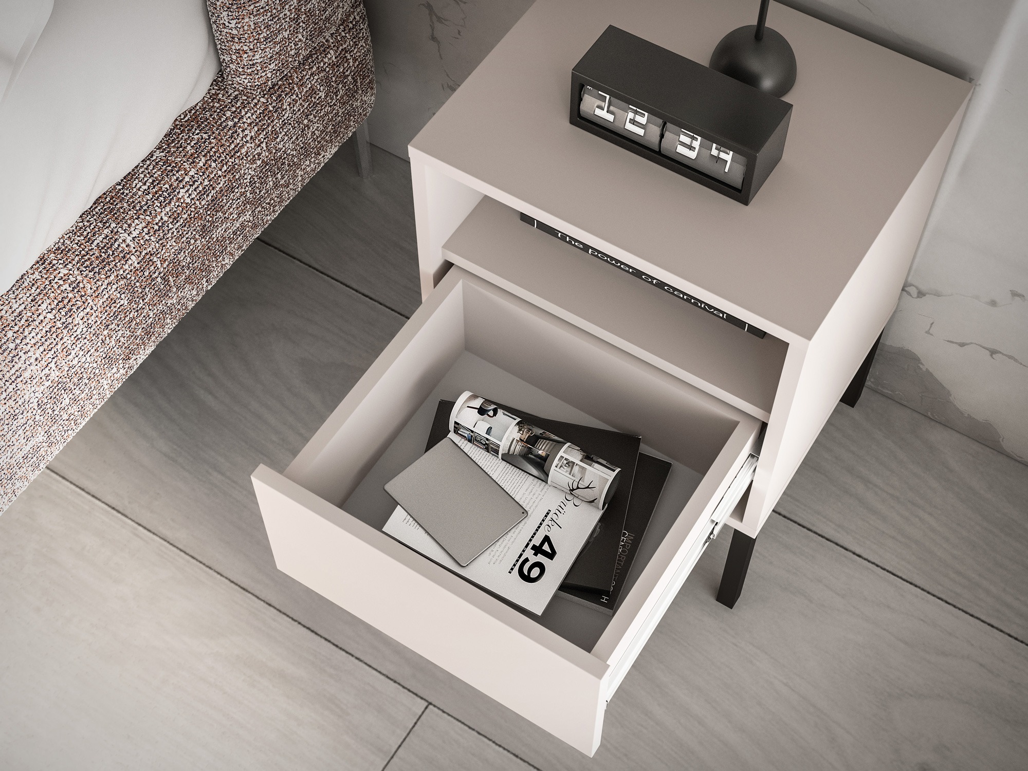 Naktinis staliukas Virsalo 104 (Kašmyras)