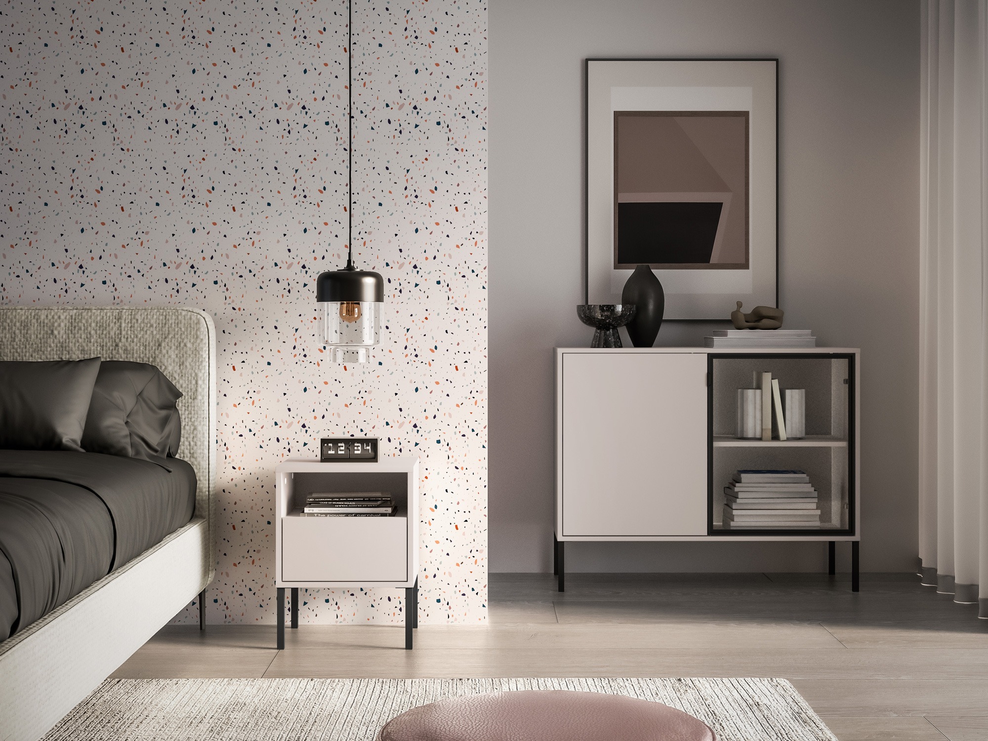 Naktinis staliukas Virsalo 104 (Kašmyras)