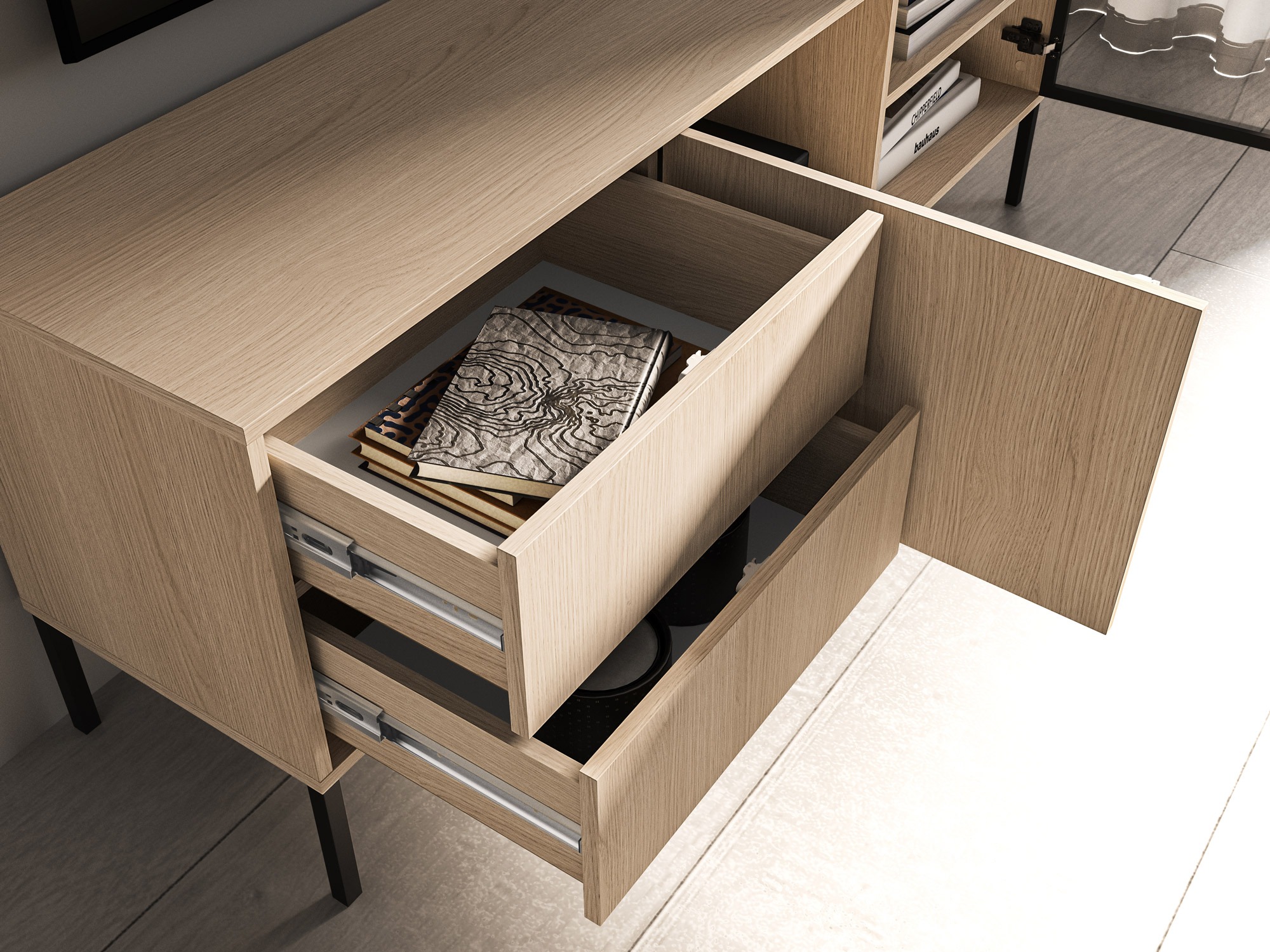 TV staliukas Virsalo 103 (Ąžuolas)