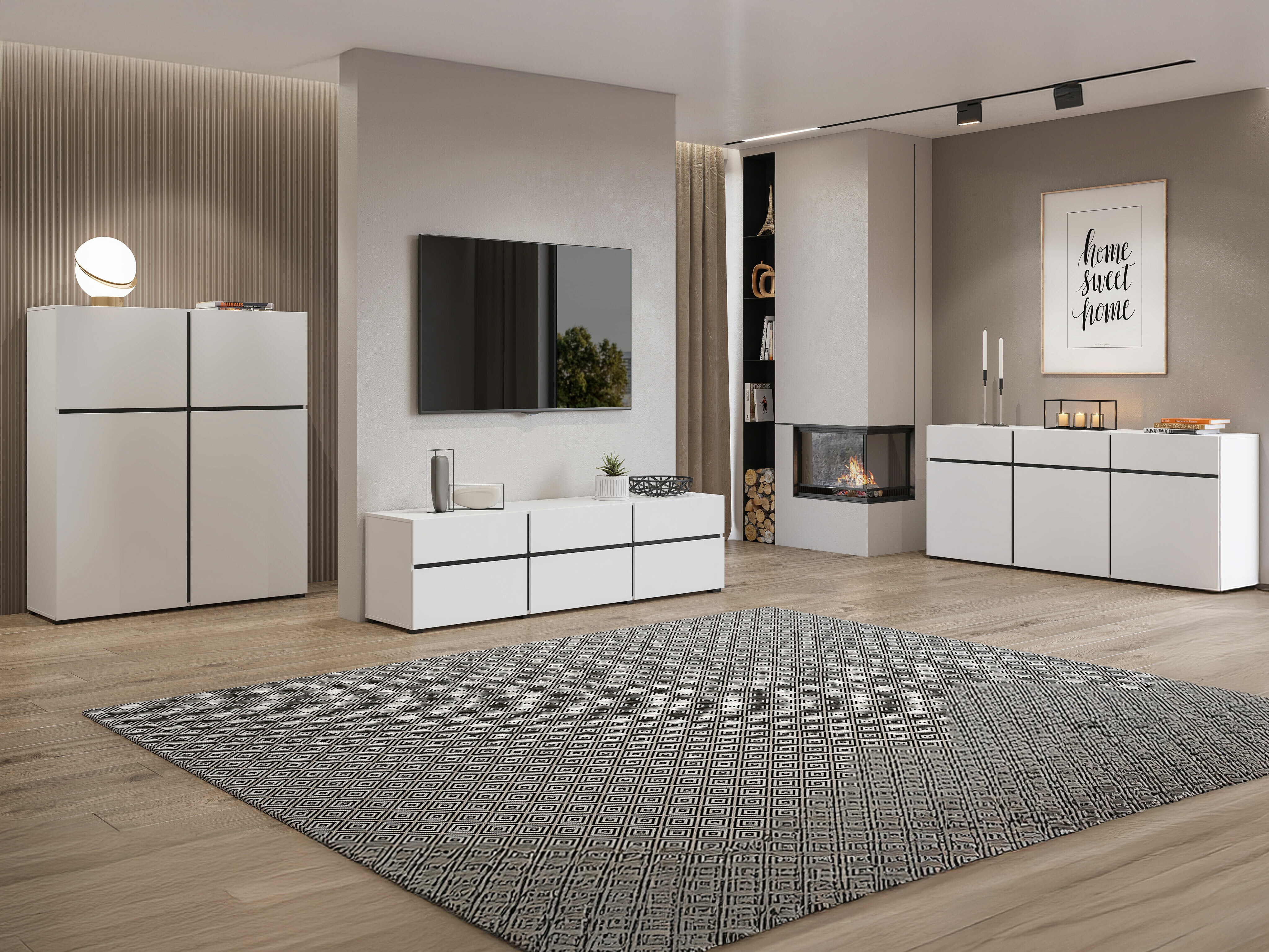 Komoda Alfere 103 (Balta)