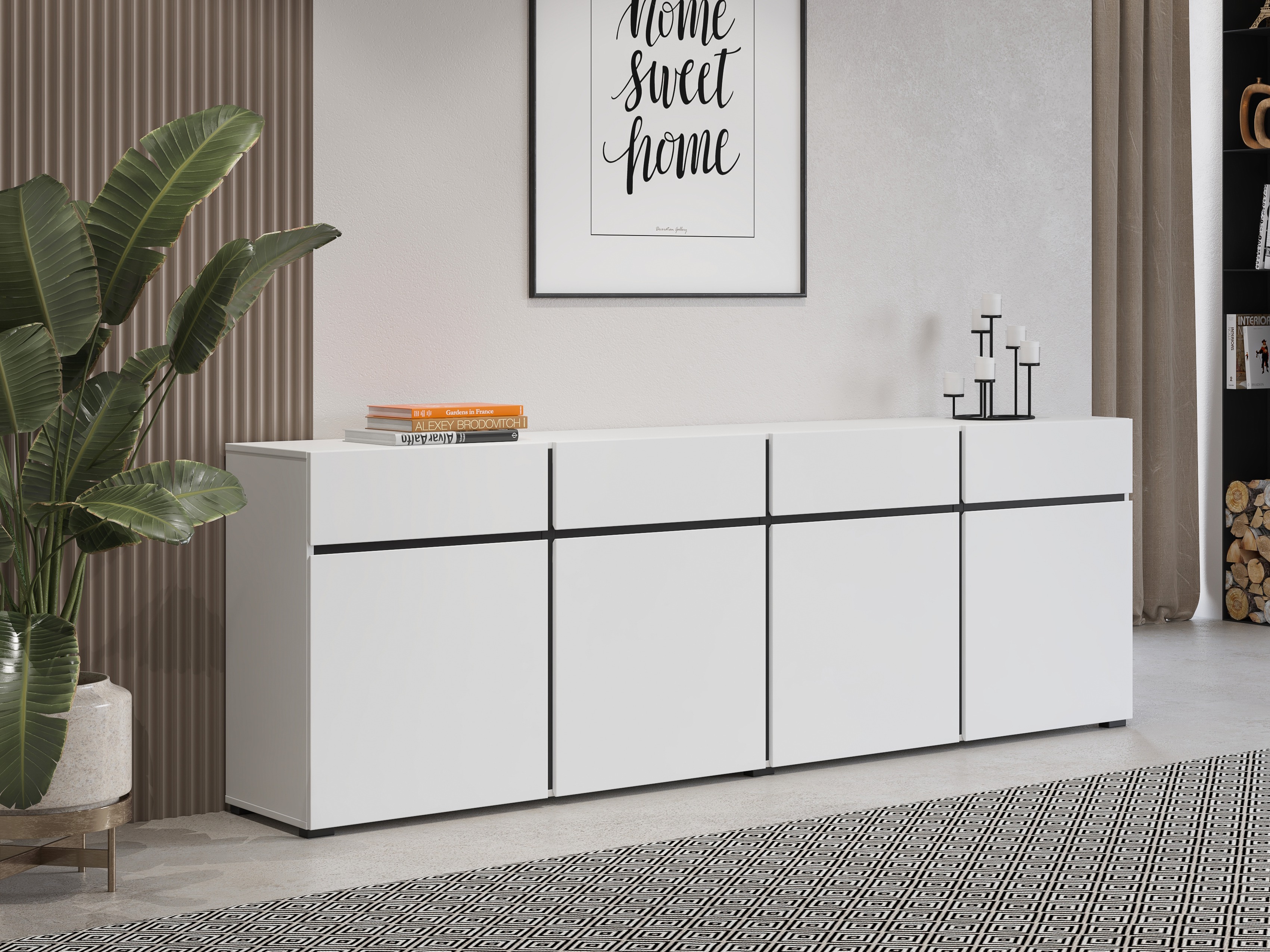 Komoda Alfere 100 (Balta)