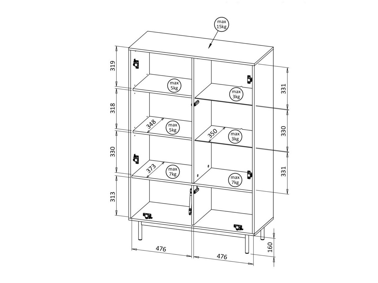 Svetainės komplektas Avimera 106 (Yra)