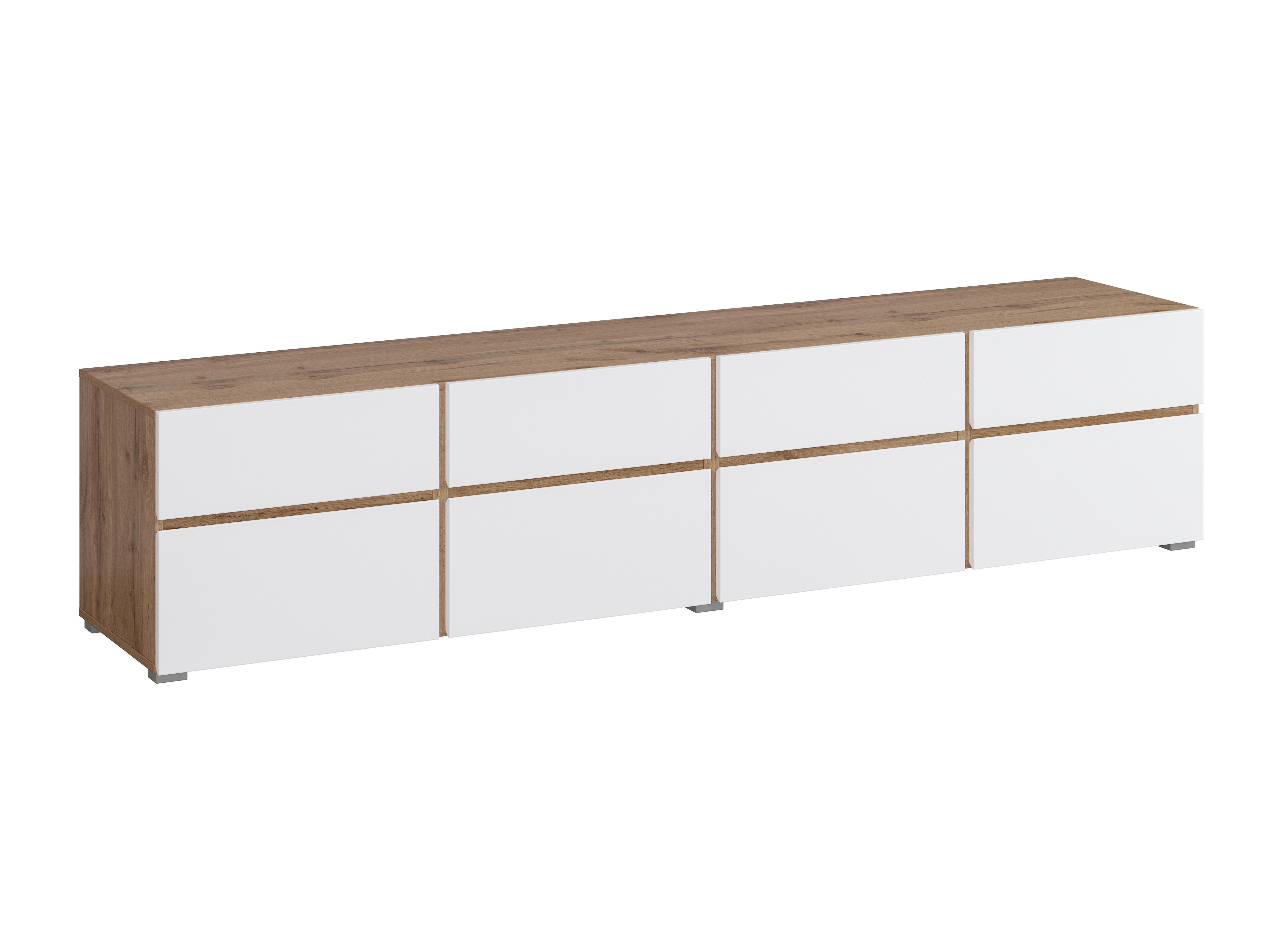 TV staliukas Alfere 101 (Wotak ąžuolas + Balta)