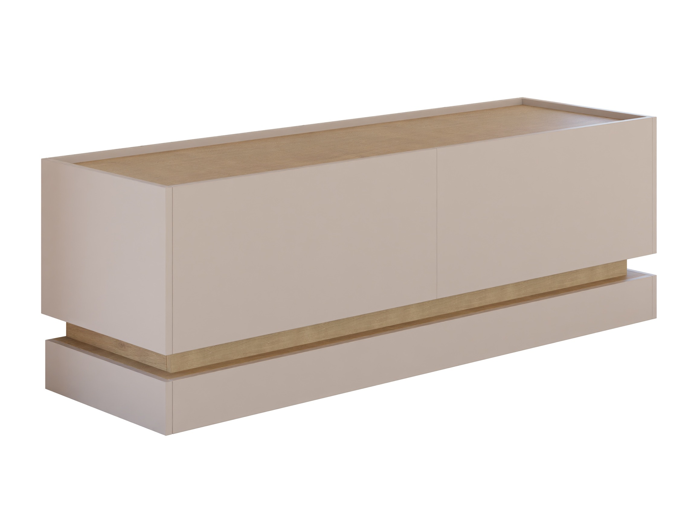 TV staliukas Comfivo Tilia I (Šviesi ruda + Ąžuolas)