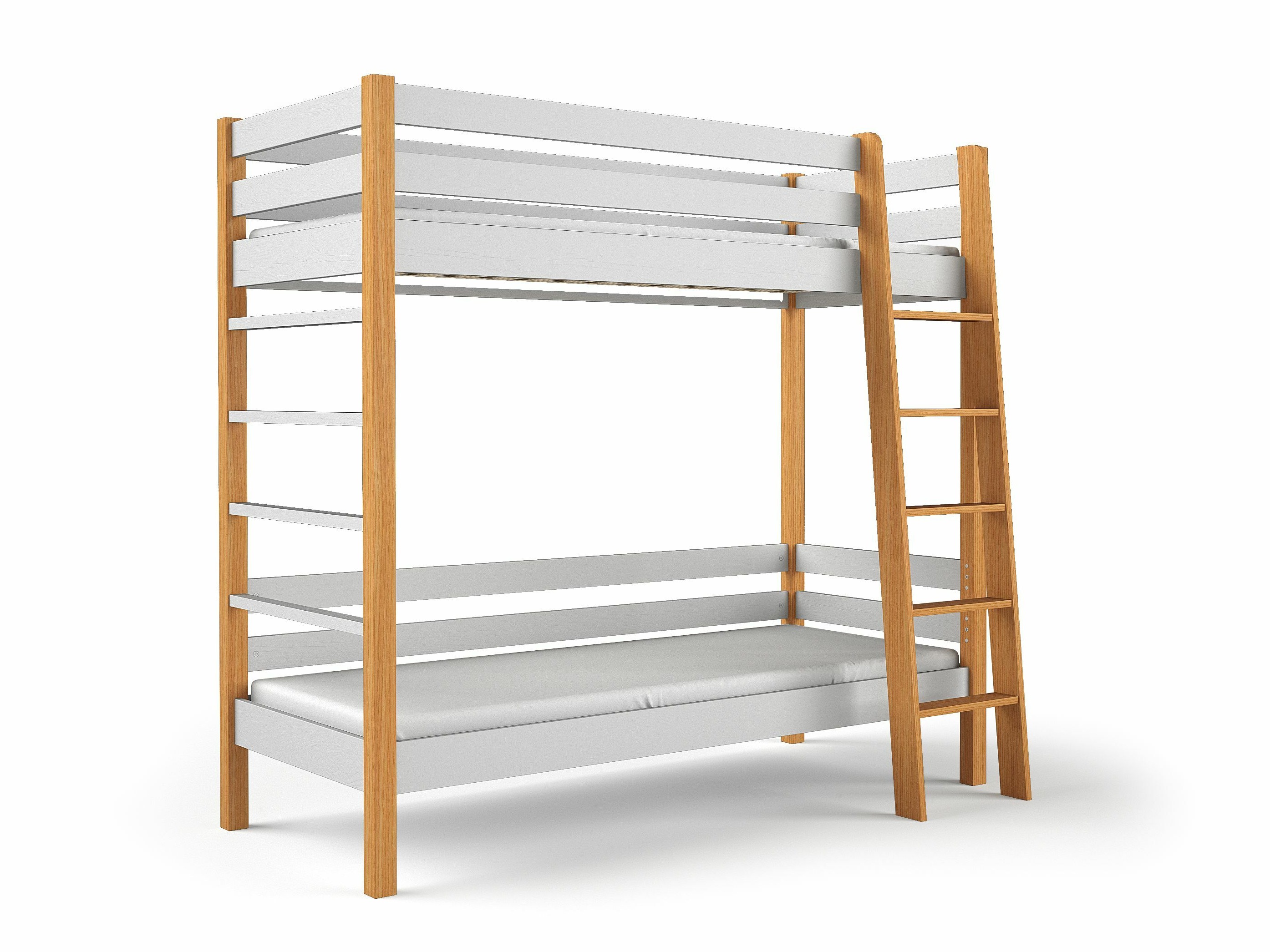 Dviaukštė lova Ogden 174 (Balta)