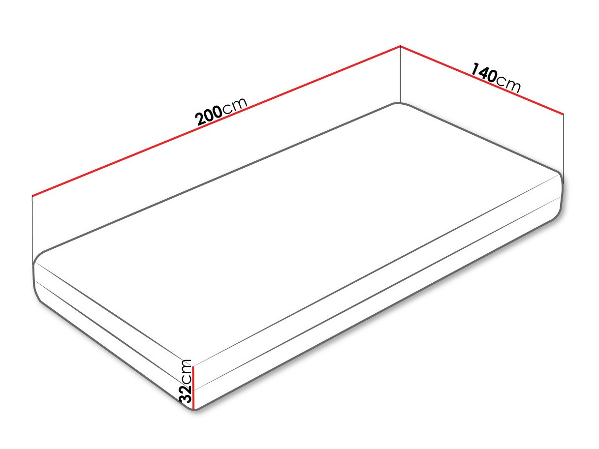 Čiužinys ST8301 su smulkiu defektu