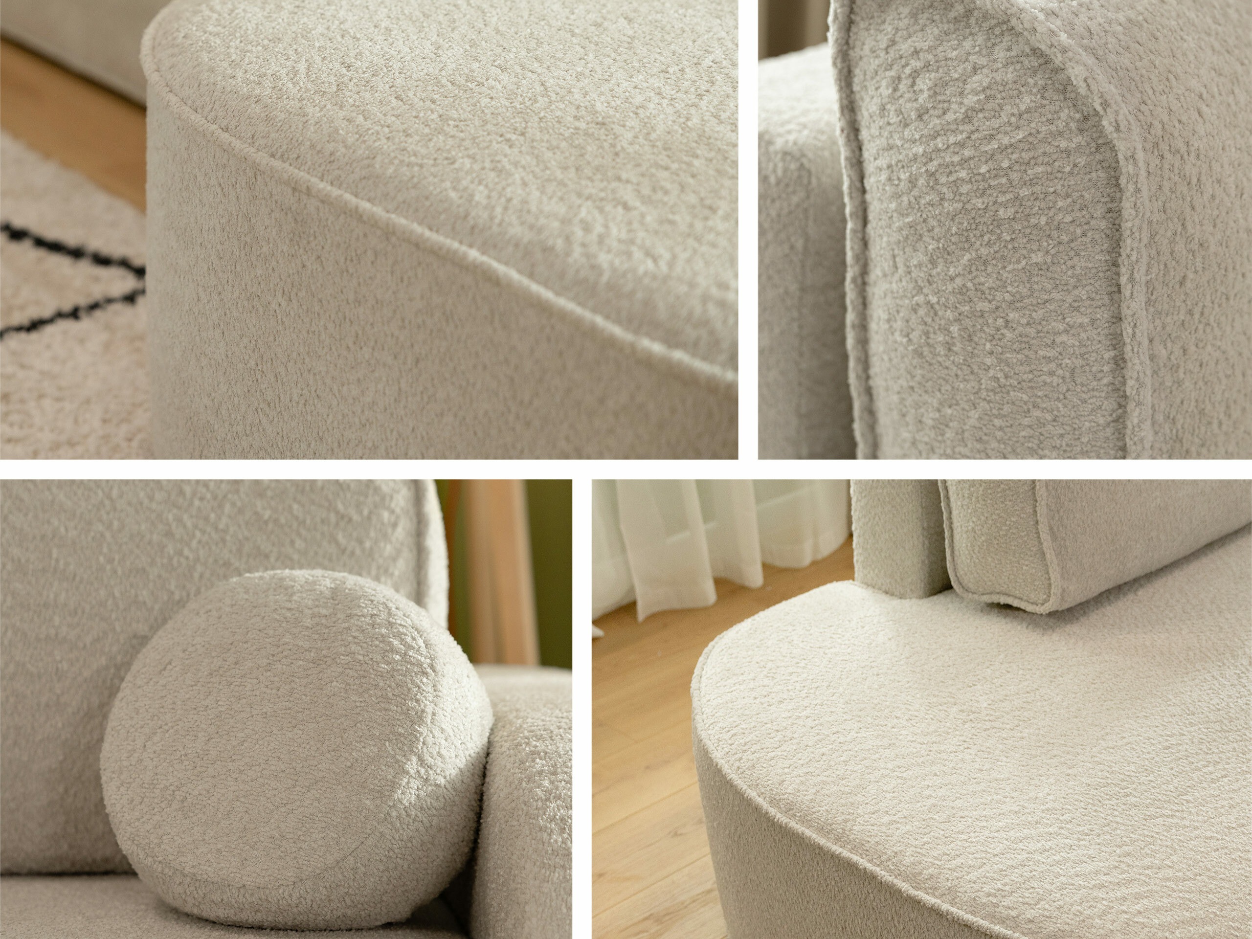 Minkštas kampas Comfivo Sensus (Coral 65)