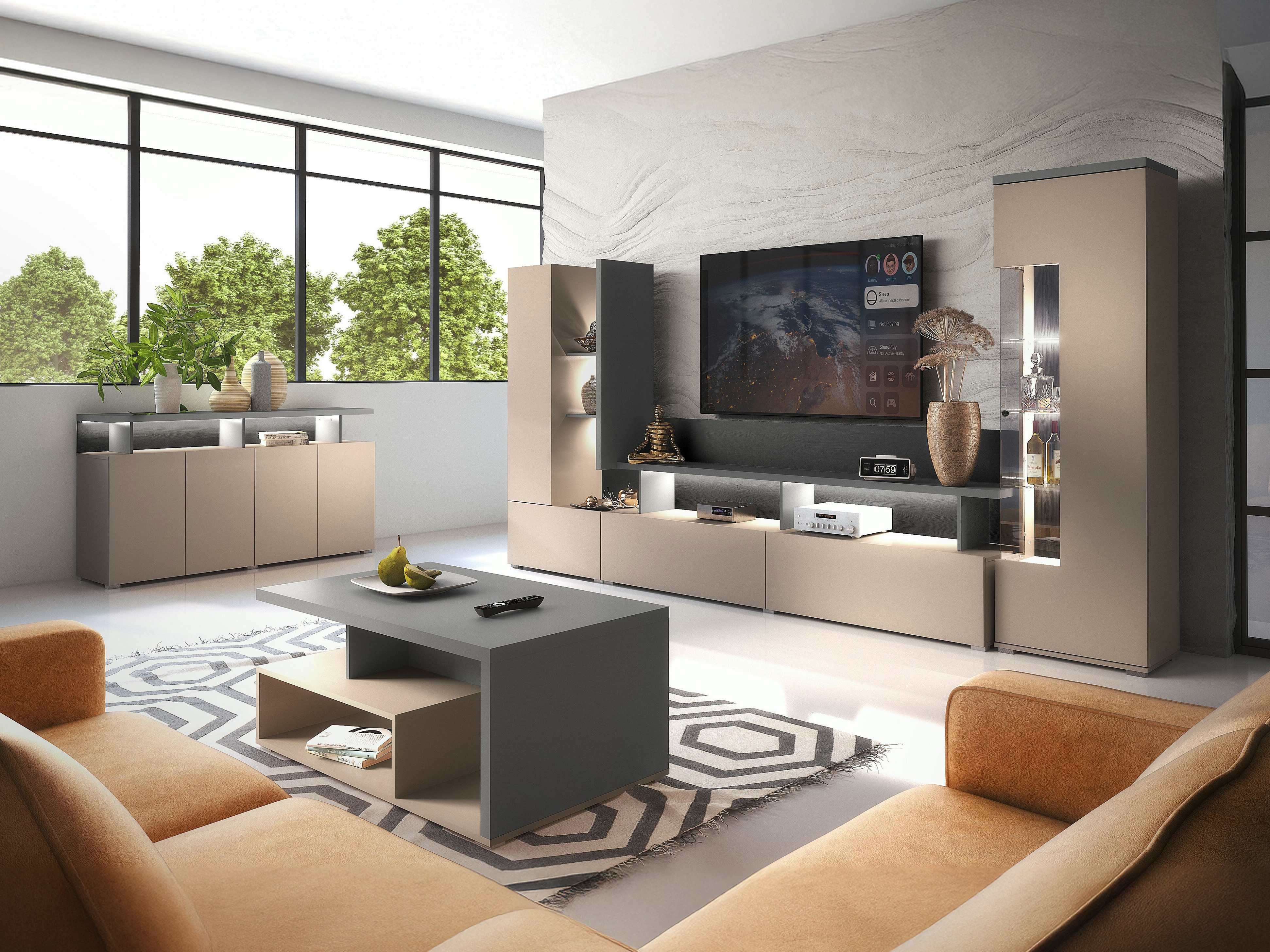 Svetainės komplektas Virvele 102