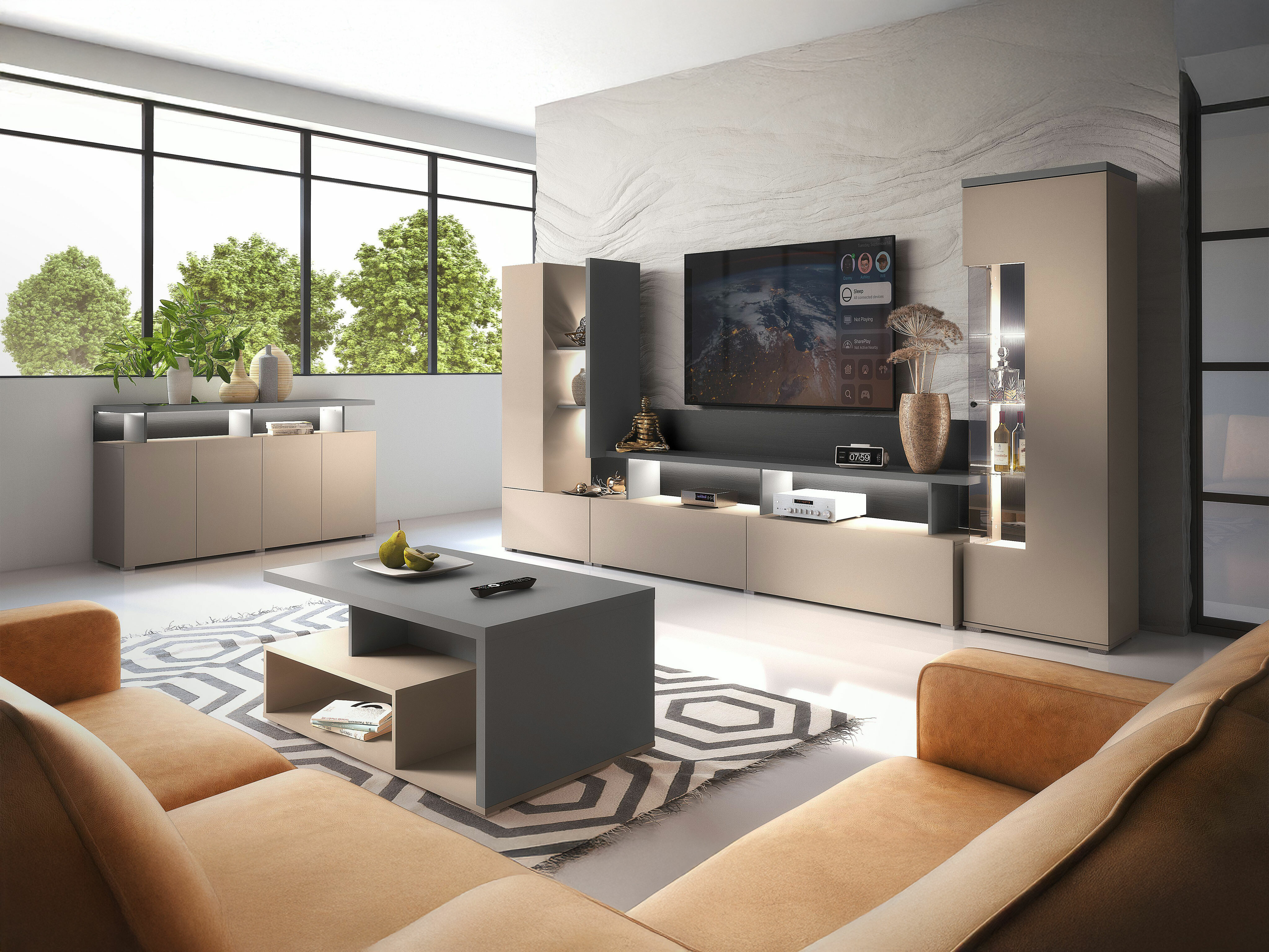 Svetainės komplektas Virvele 104