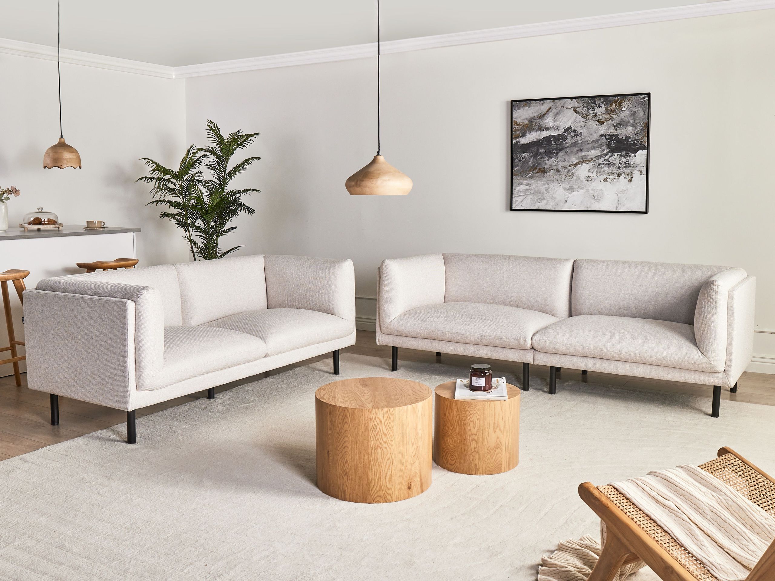 Sofa Berwyn 3082 (Šviesi smėlinė)