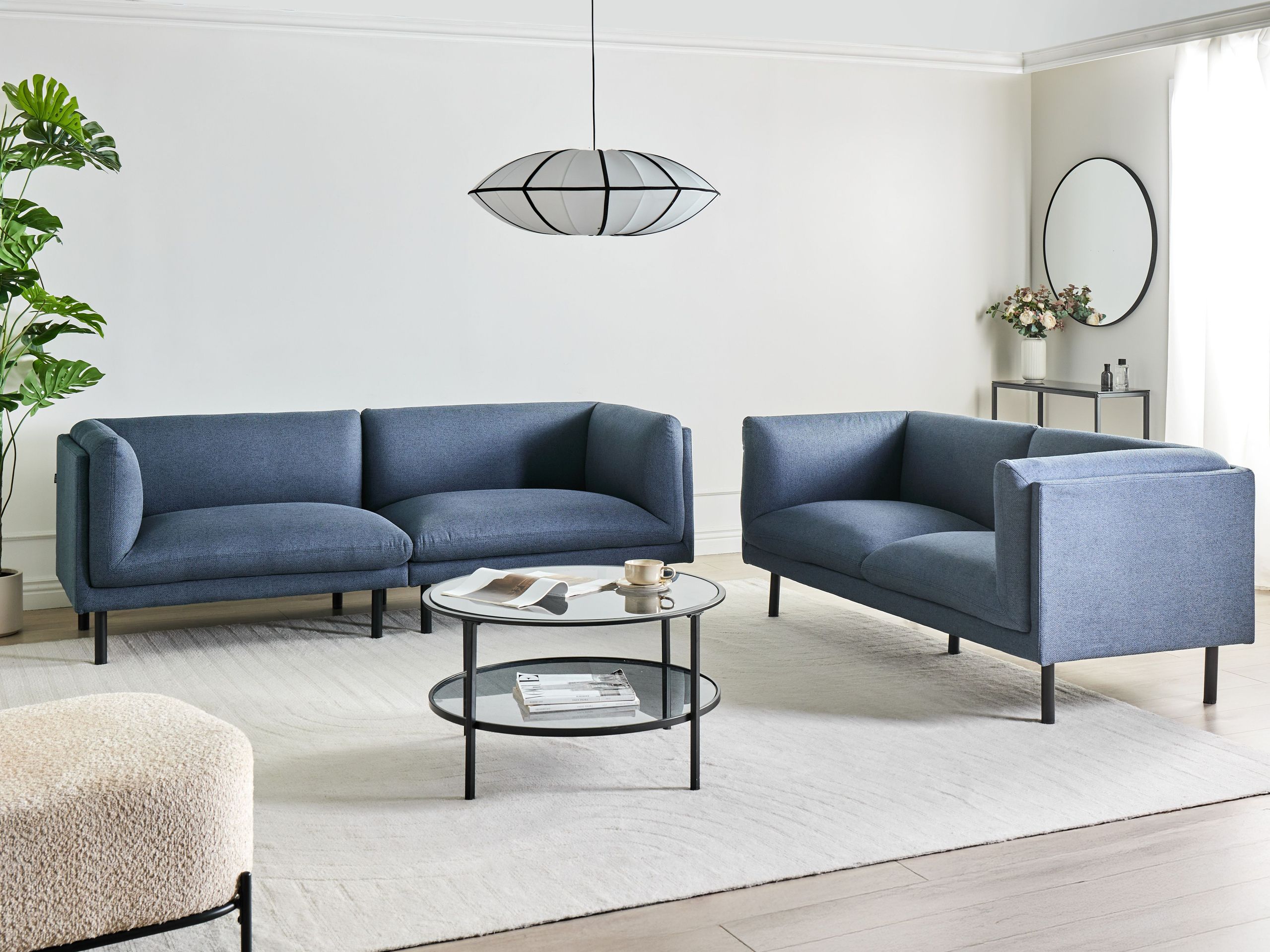 Sofa Berwyn 3082 (Tamsi mėlyna)