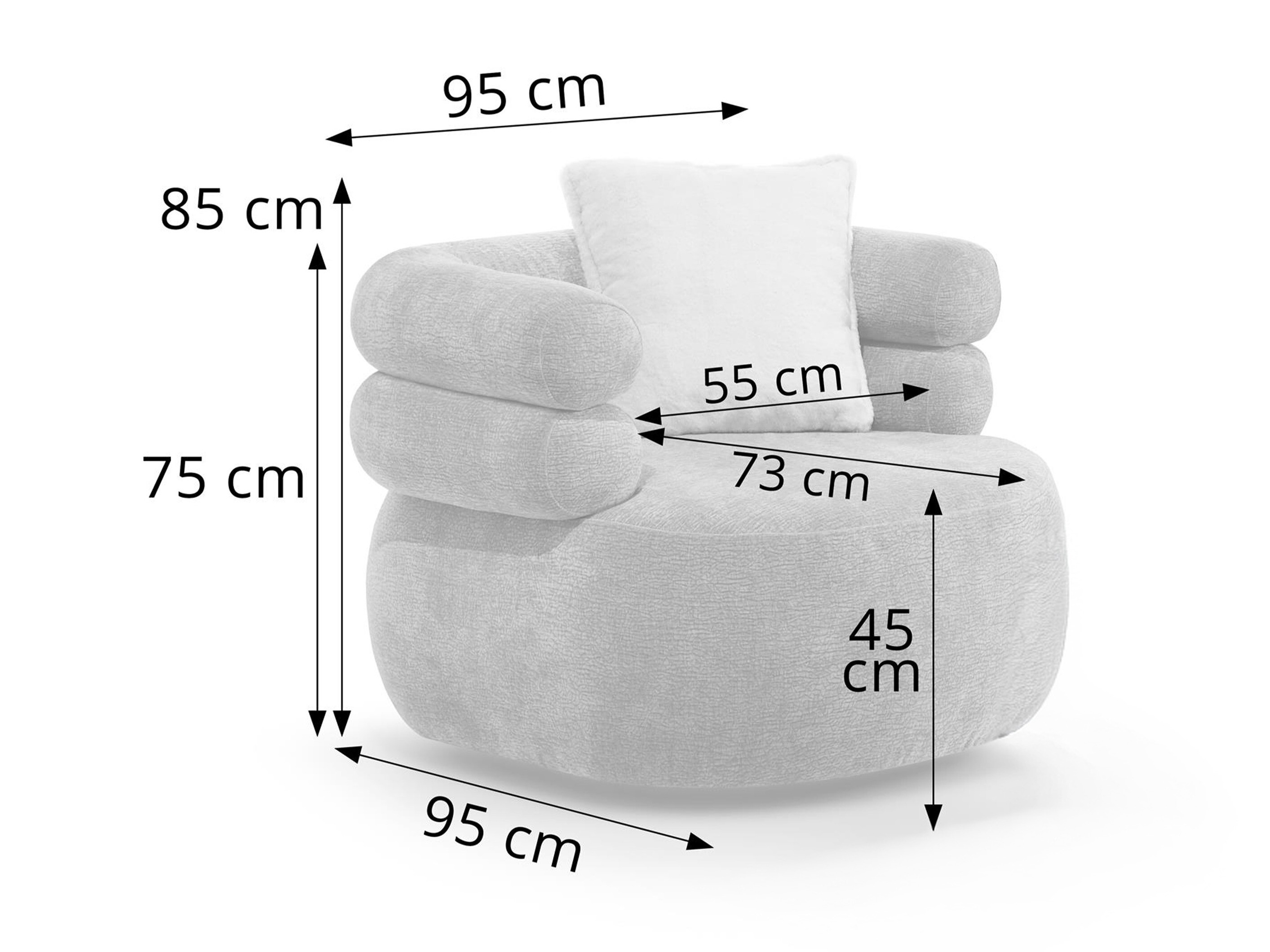 Fotelis Margate 140 (Dress me 15)