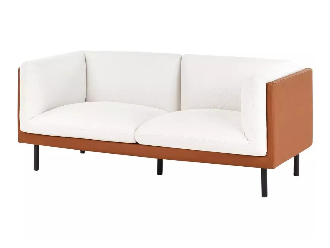 Minkštų baldų komplektas Berwyn 3085 (Balta + Ruda)