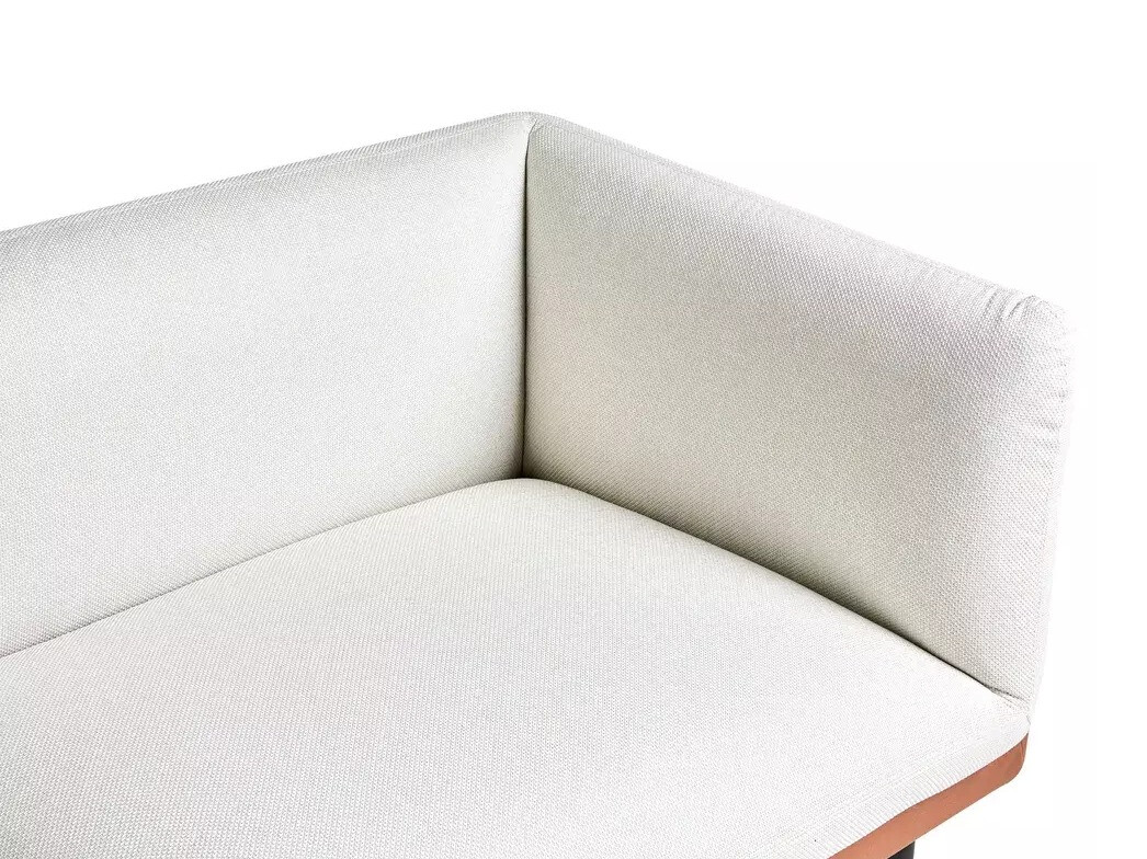 Minkštų baldų komplektas Berwyn 3085 (Balta + Ruda)