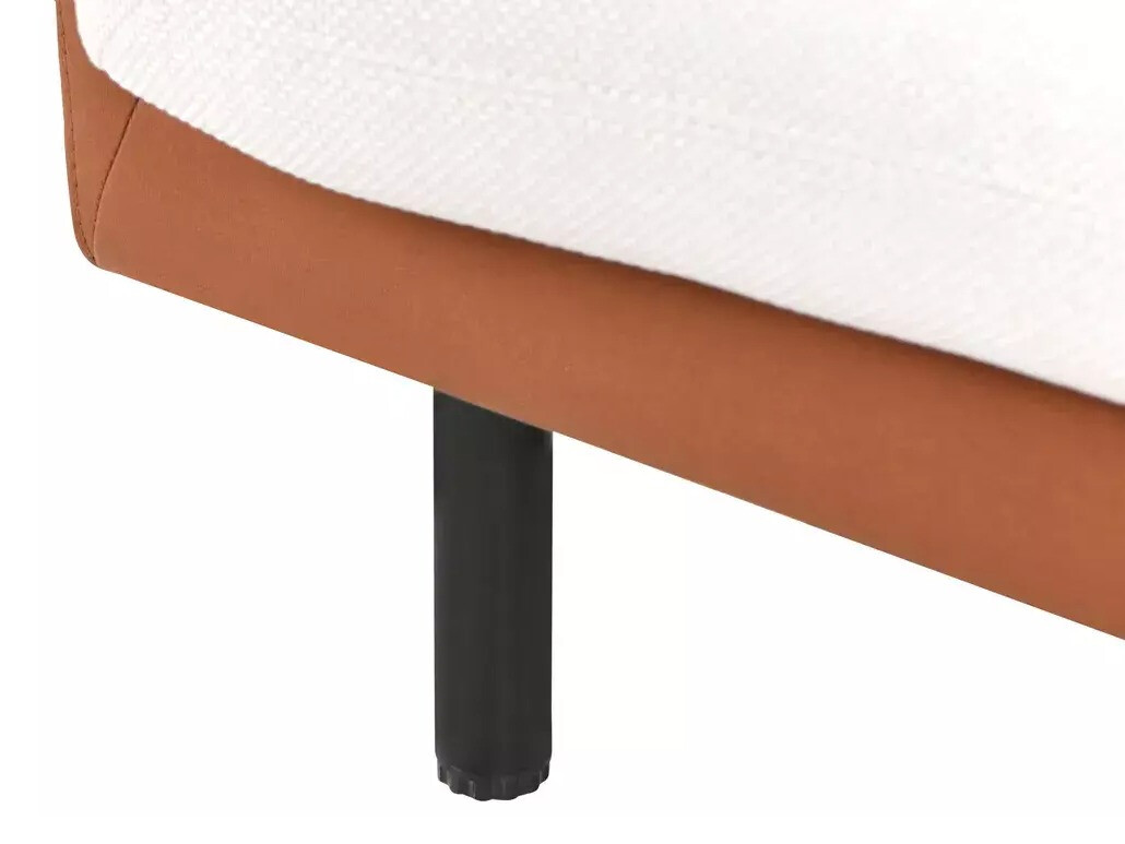 Minkštų baldų komplektas Berwyn 3085 (Balta + Ruda)