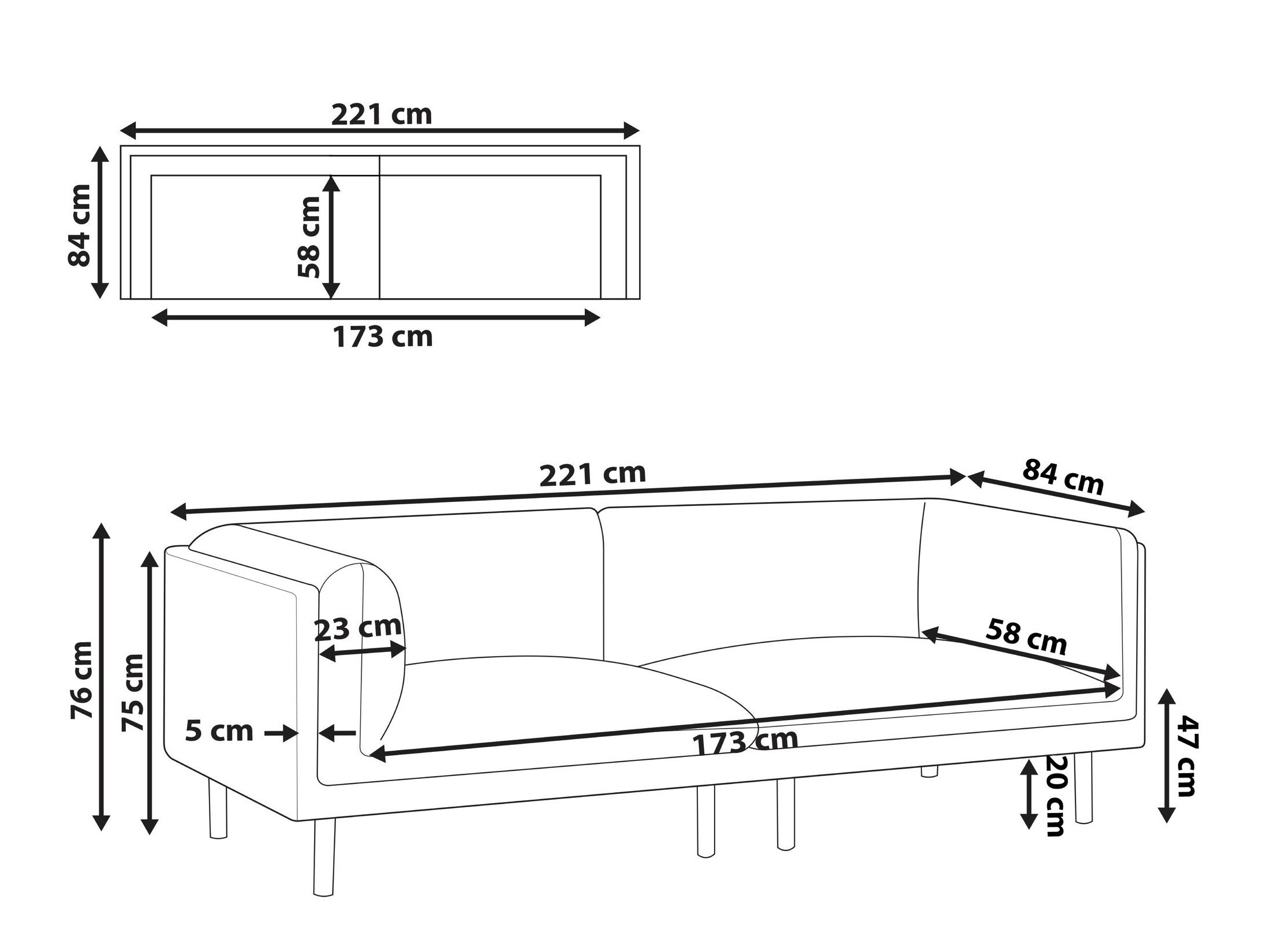 Sofa Berwyn 3082 (Balta)