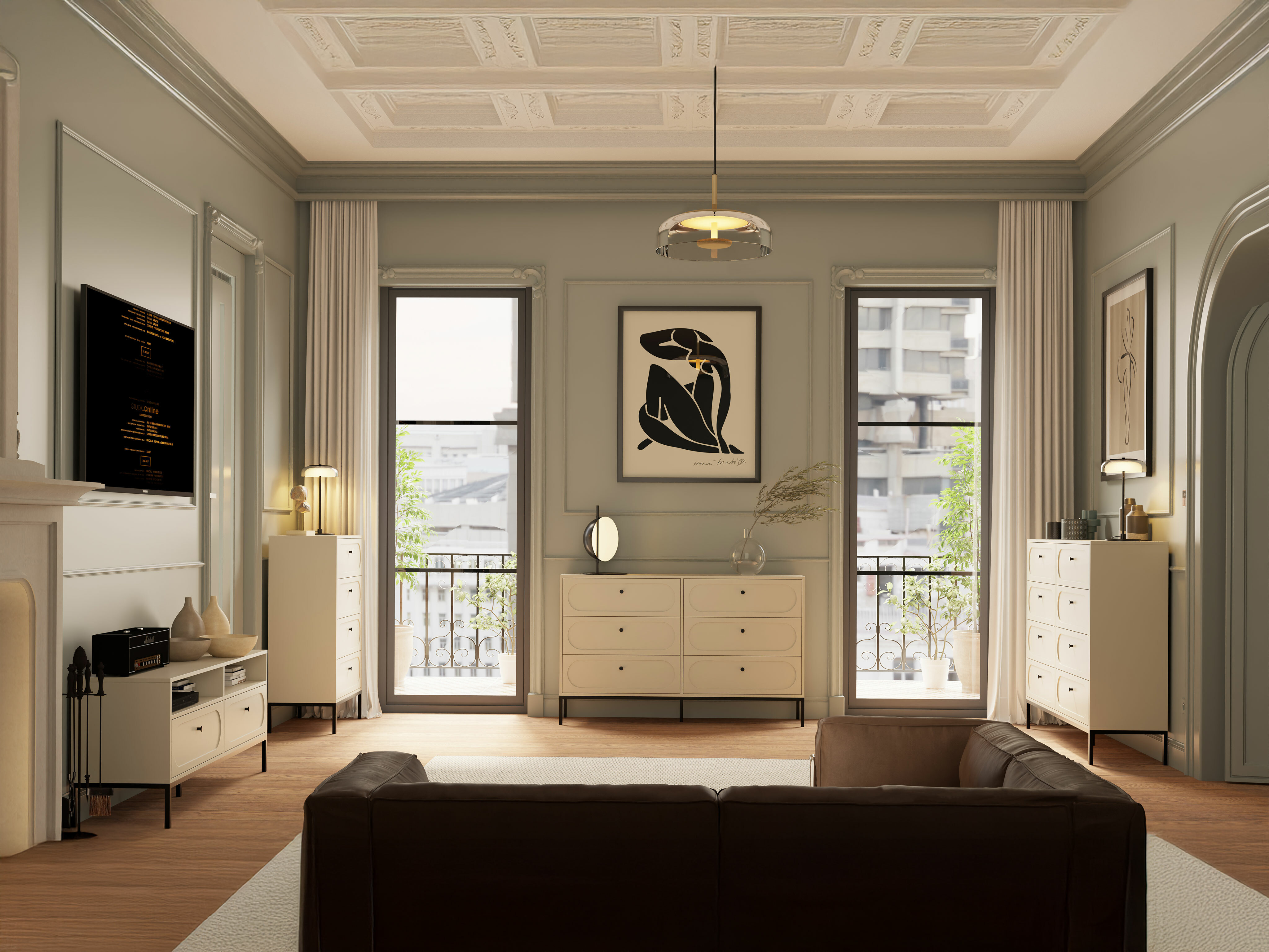 TV staliukas Bristol 235 (Kašmyras)