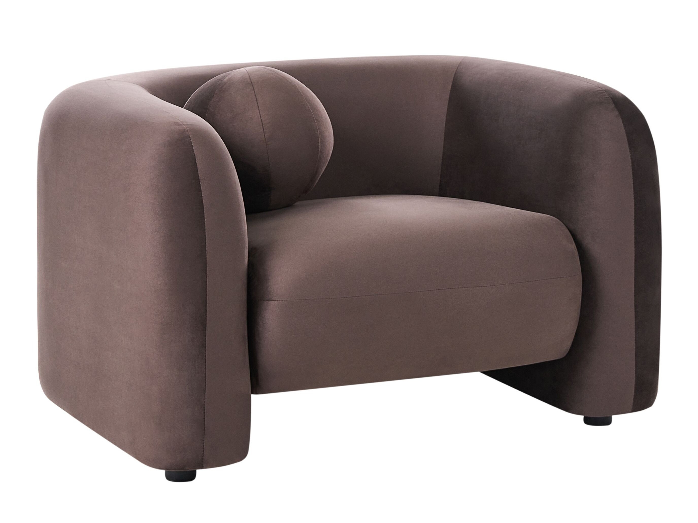 Fotelis Veselme 100 (Tamsi ruda)