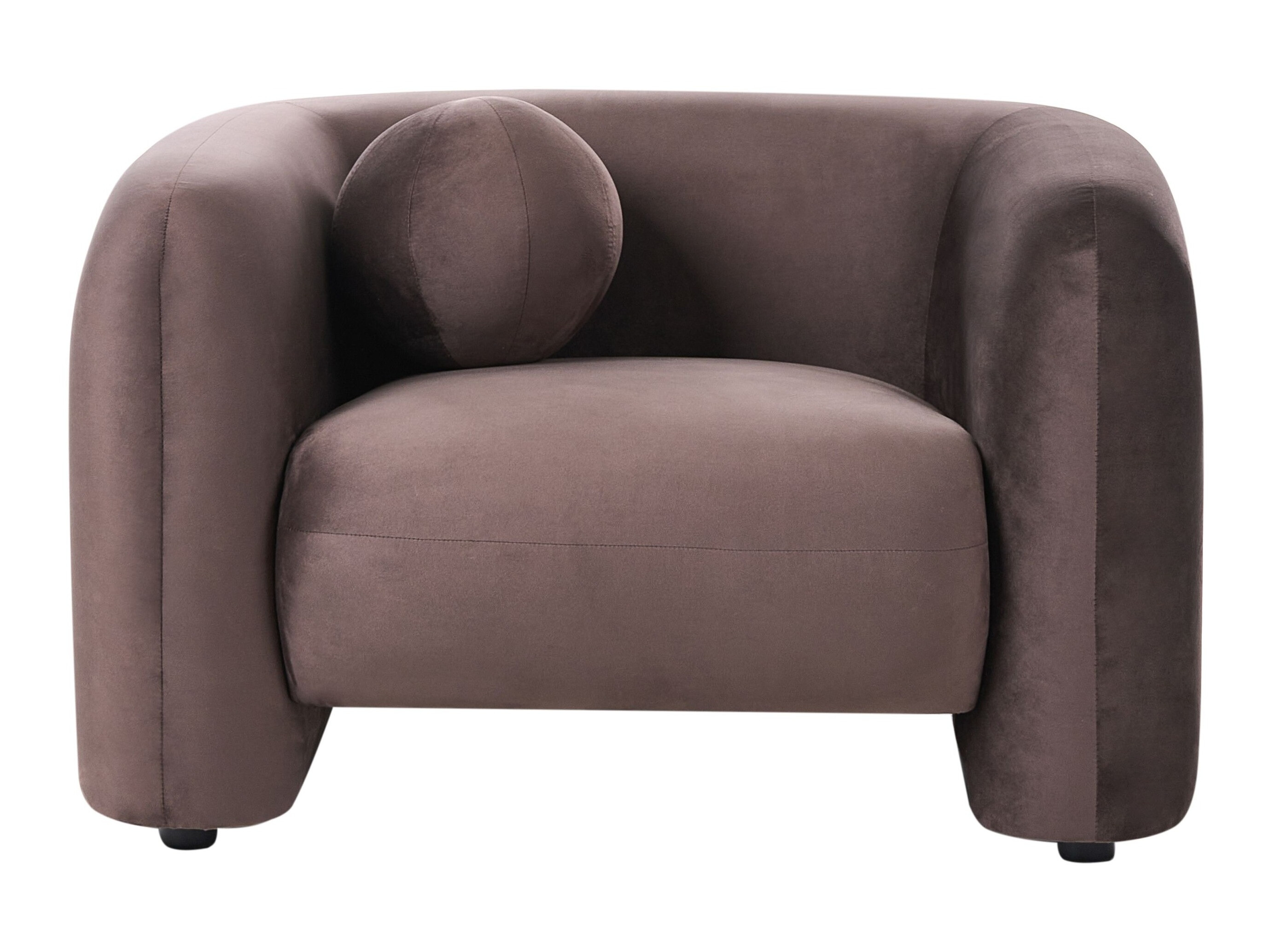 Fotelis Veselme 100 (Tamsi ruda)