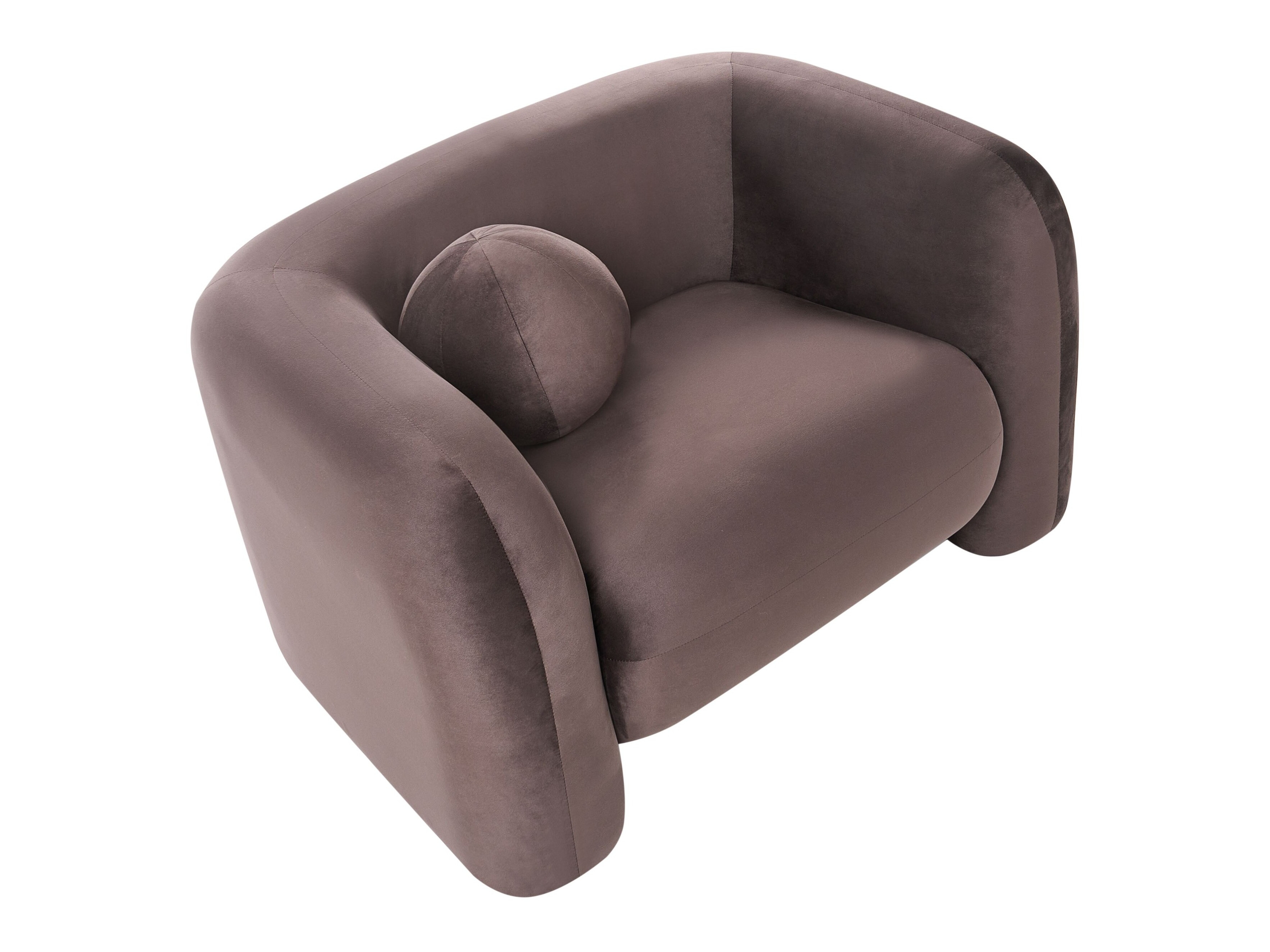 Fotelis Veselme 100 (Tamsi ruda)