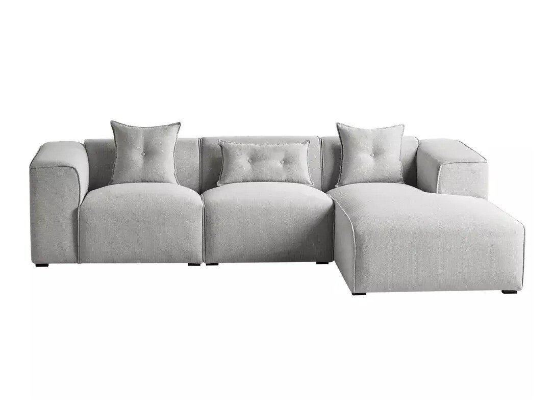 Minkštas kampas Berwyn 1311 (Šviesi pilka)