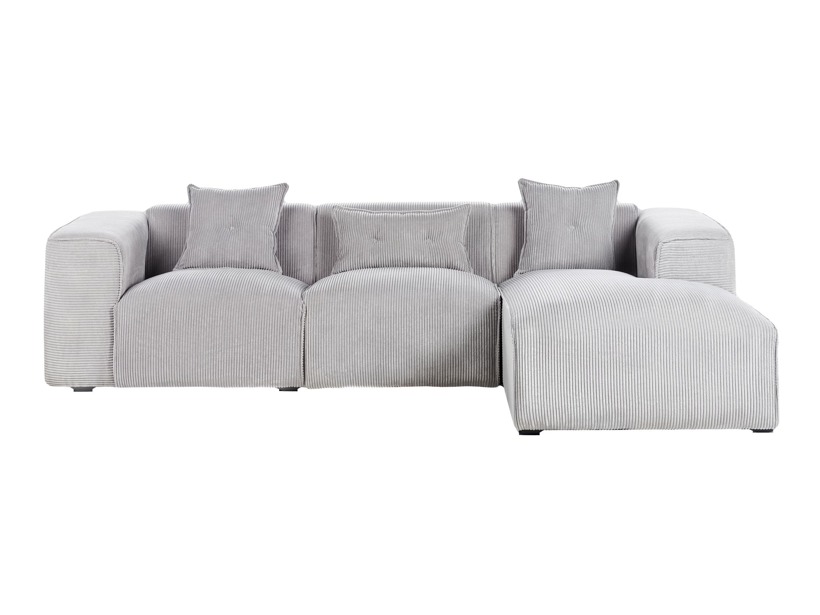 Minkštas kampas Berwyn 3121 (Šviesi pilka)