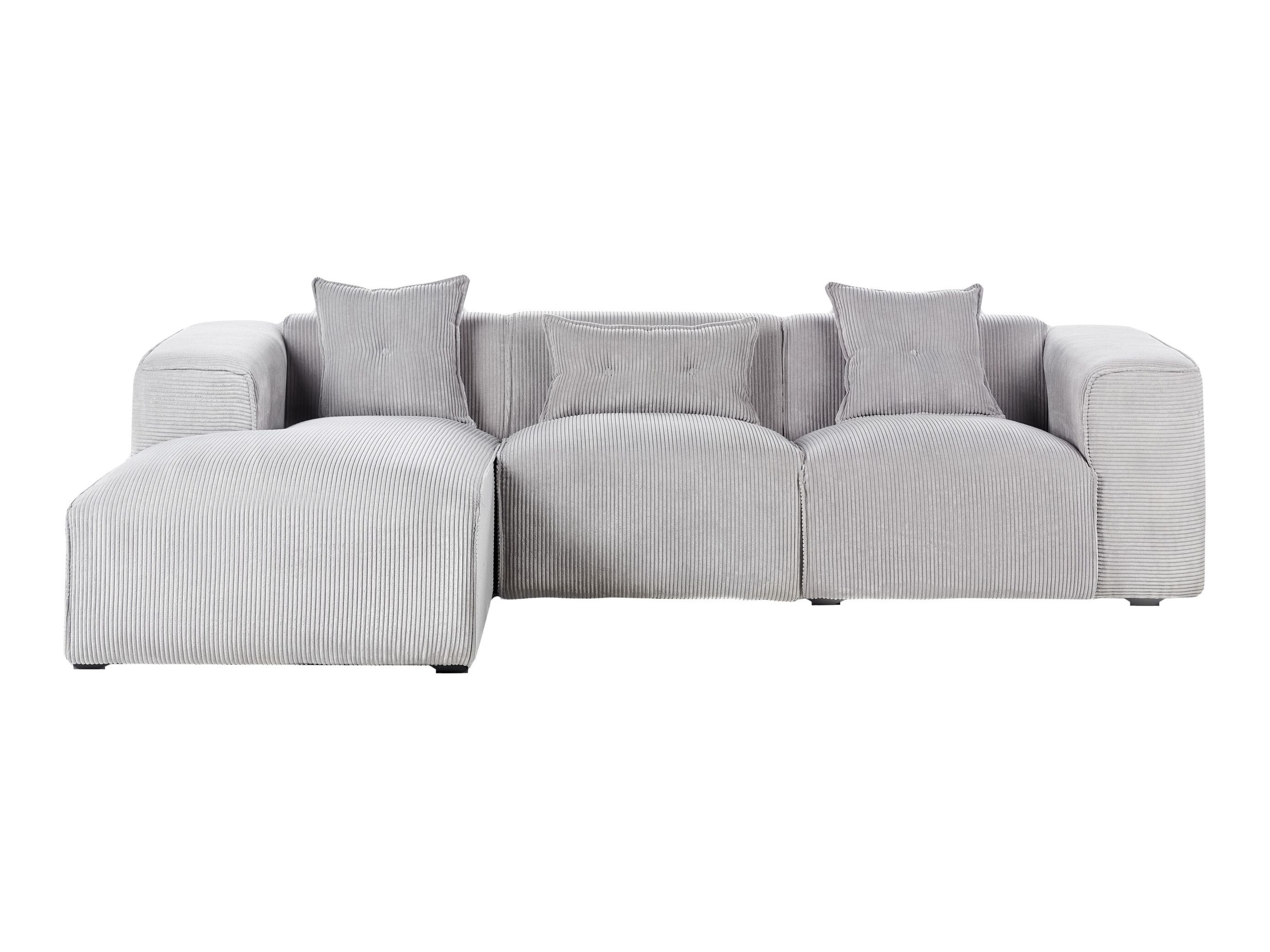 Minkštas kampas Berwyn 3121 (Šviesi pilka)