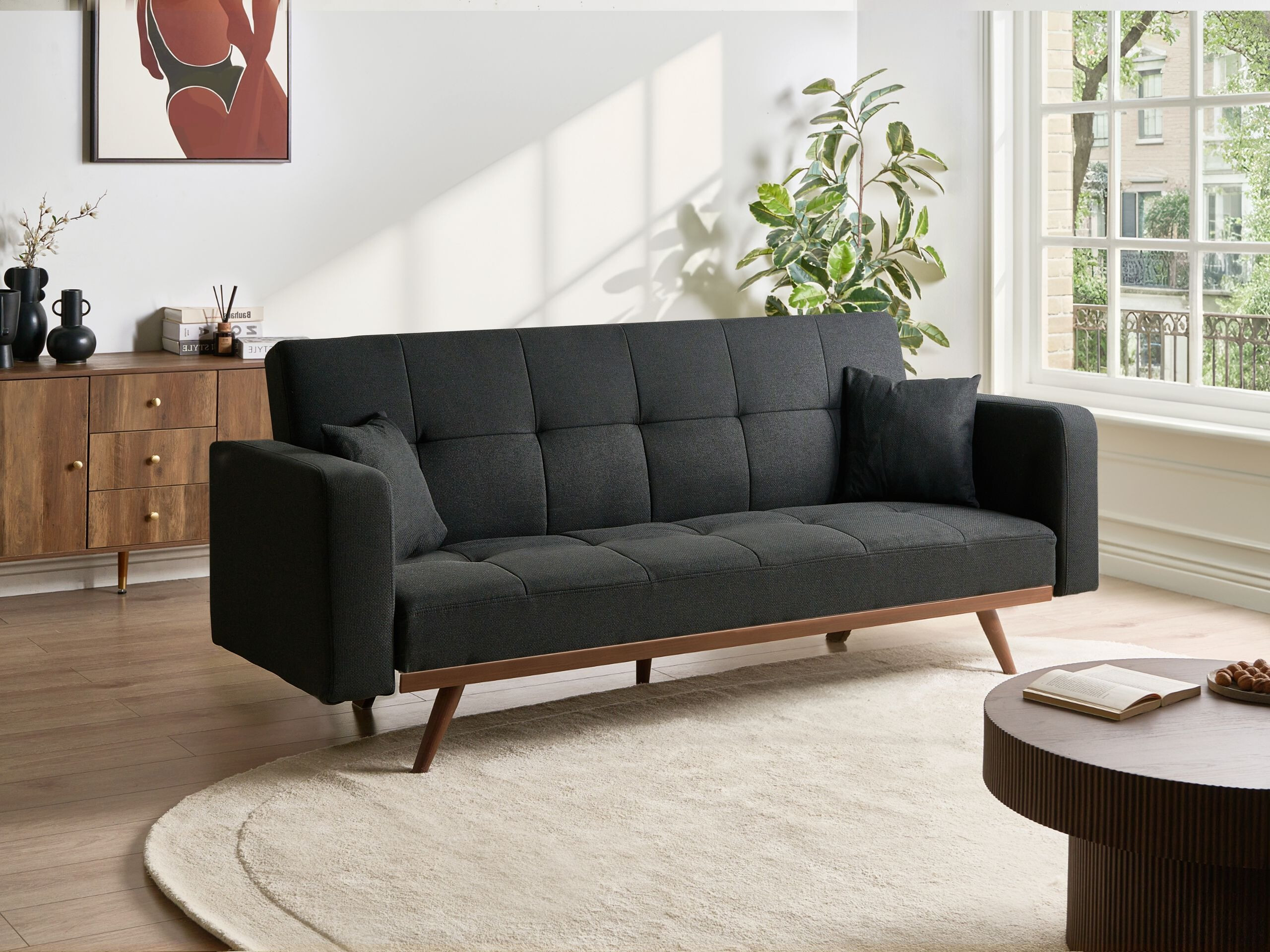 Sofa lova Berwyn 3123 (Juoda)
